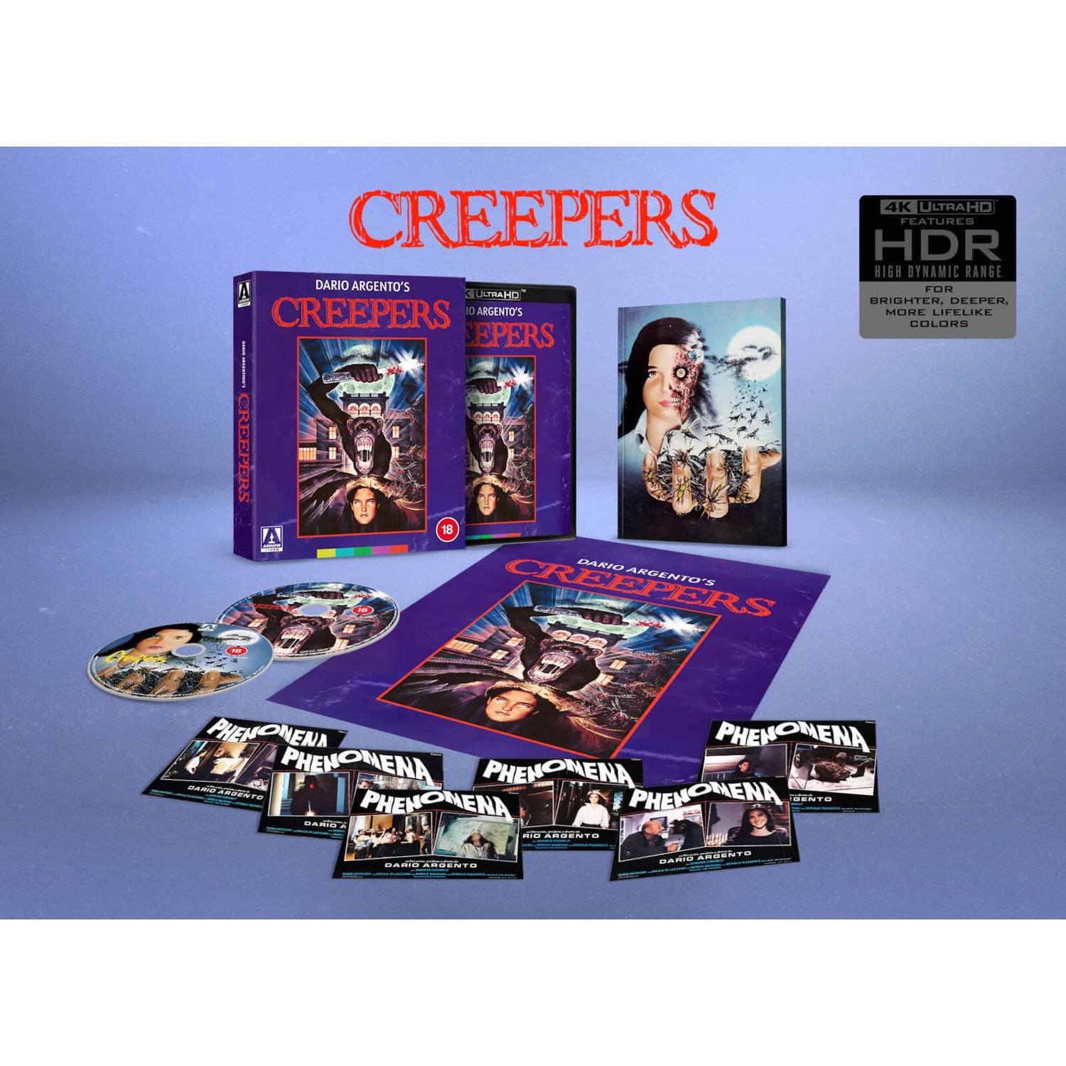 Phenomena | Creepers Slipcover | Limited Edition 4K UHD