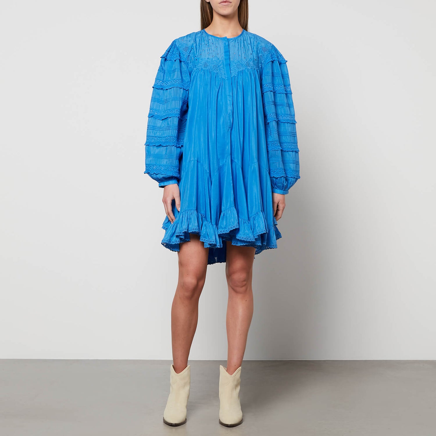 Isabel Marant Women's Gyliane Mini Dress - Blue - FR 36/UK 8