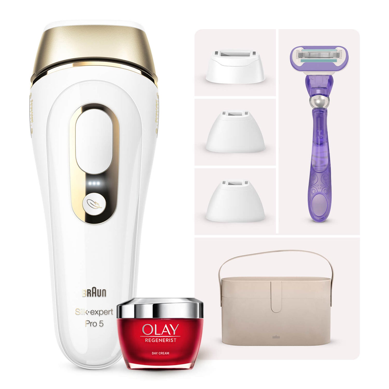 Braun Silk-expert Pro 5 IPL with 3 Heads, Razor and Deluxe Pouch