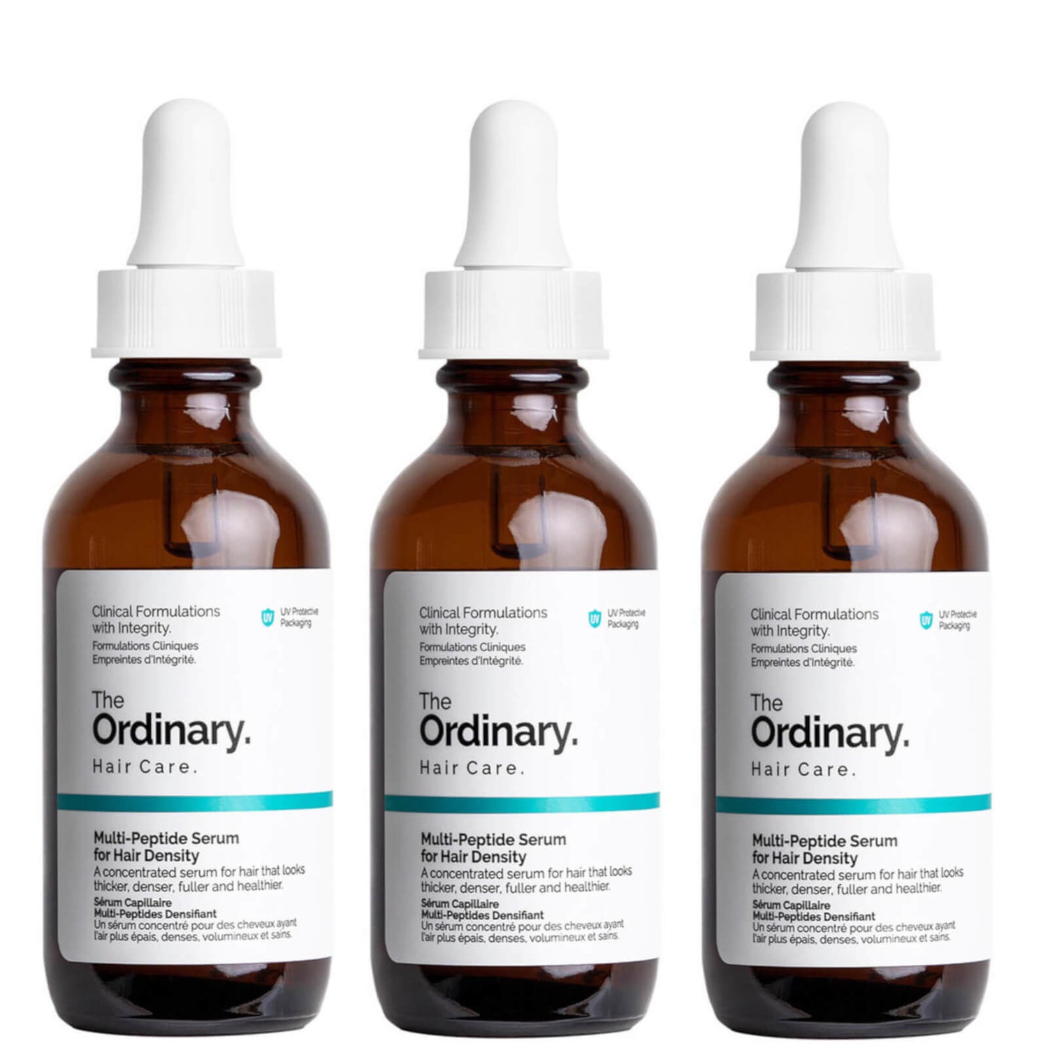 The Ordinary Multi-Peptide Serum for Hair Density 60ml (Three Pack) - FREE  Delivery