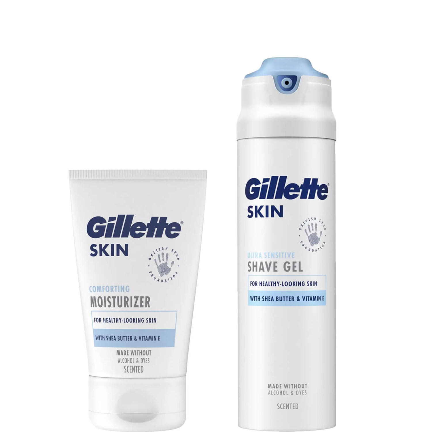Gillette SKIN Ultra Sensitive Moisturiser 100ml and Shave Gel 200ml