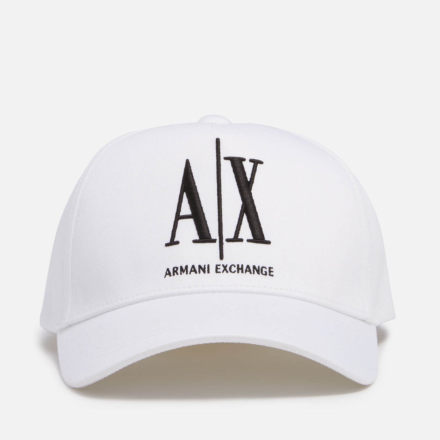 Armani Exchange Men's Tall AX Logo Cap - White