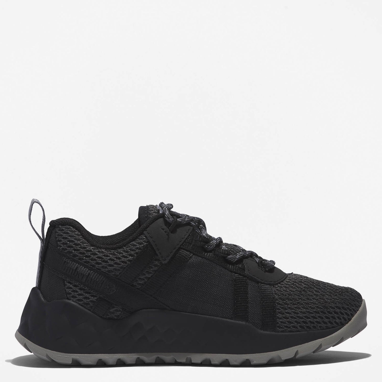 Timberland Youth Solar Wave LT Low Trainers - Black Mesh