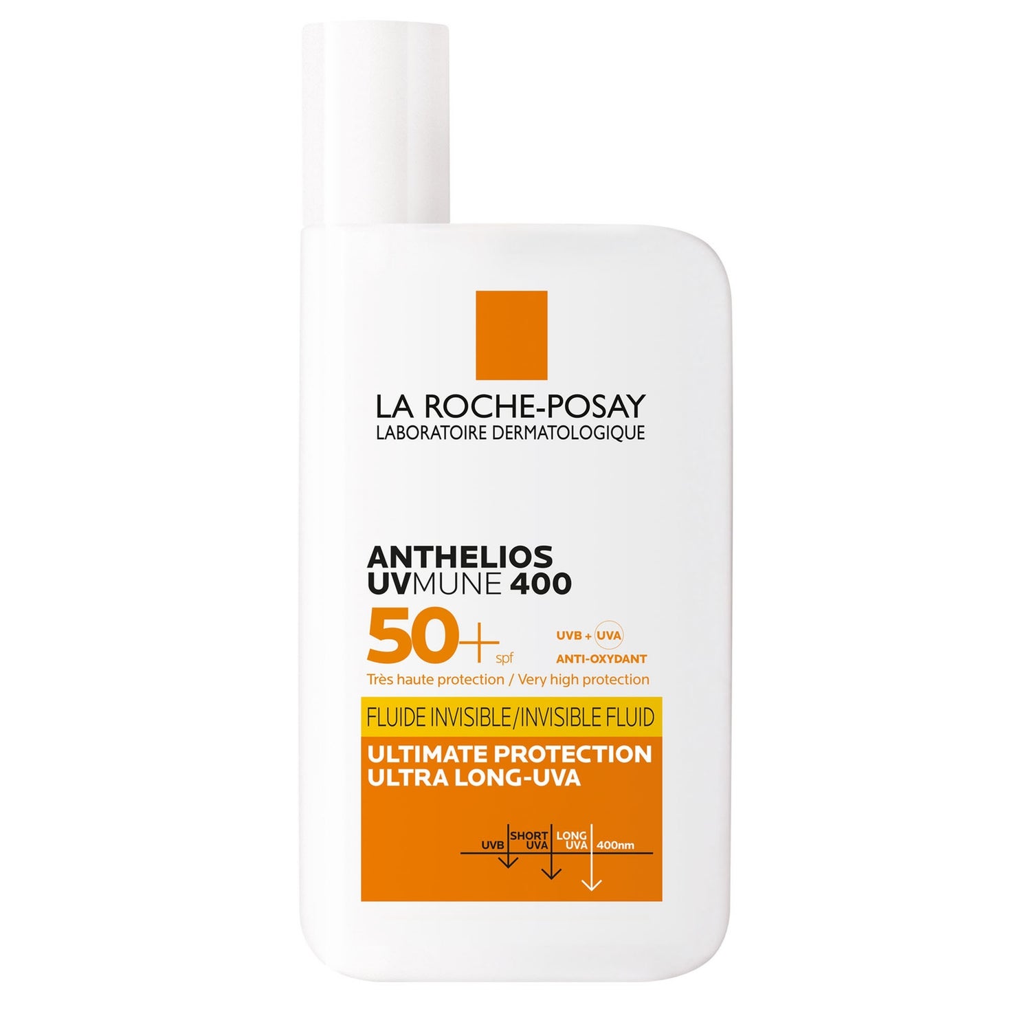Солнцезащитный флюид La Roche-Posay Anthelios UVMune 400 Invisible Fluid SPF50+ Sun Cream, 50 мл