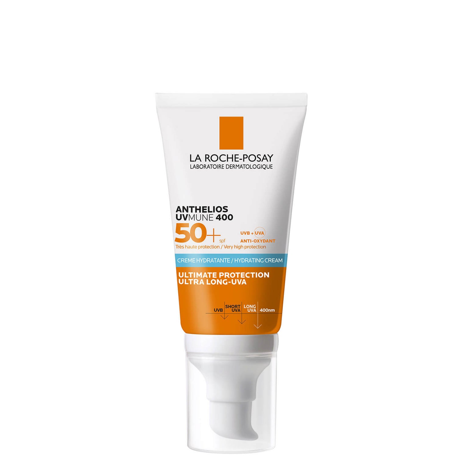 La Roche-Posay Anthelios UVMune 400 Hydrating Suncream SPF 50 50ml | Cult Beauty