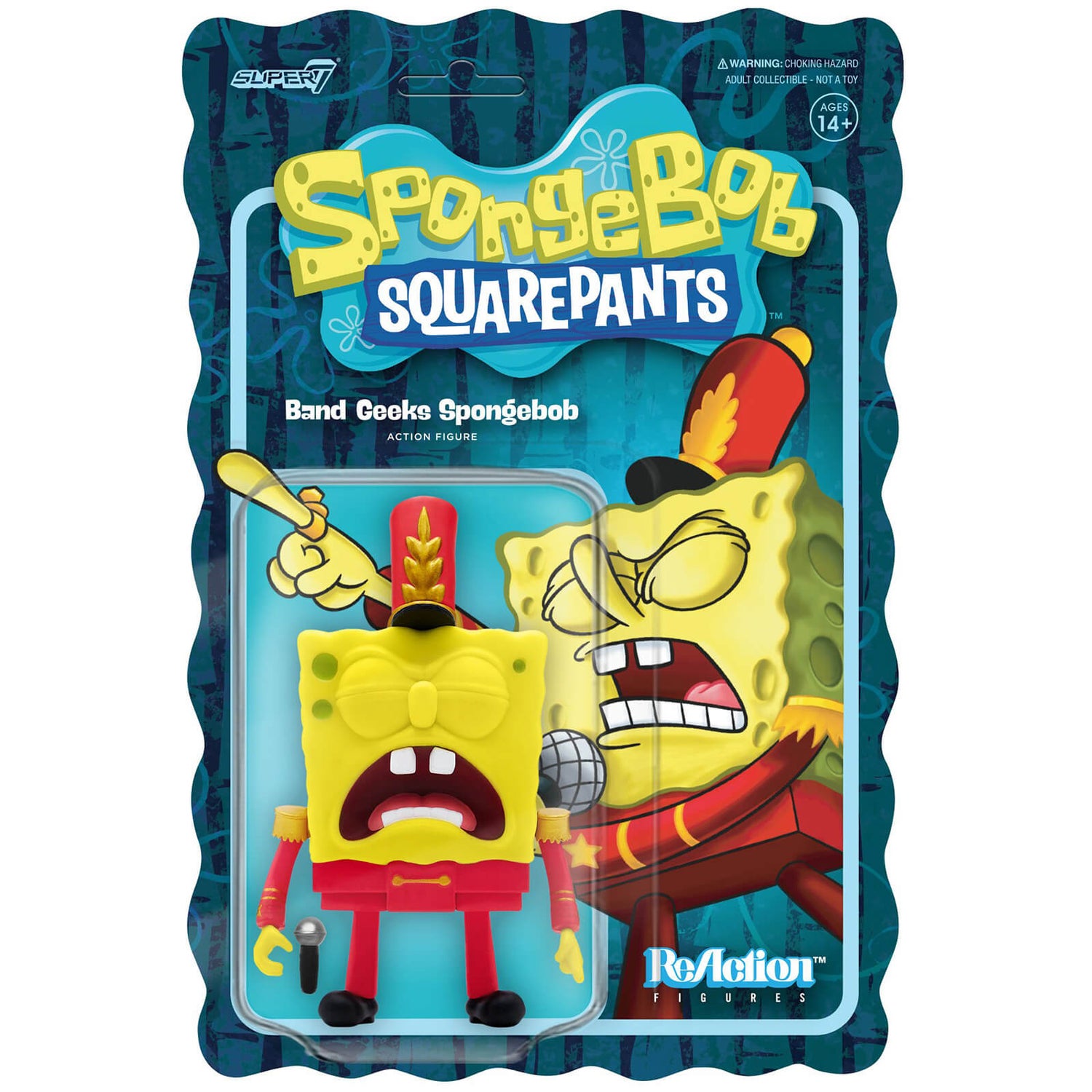 Super7 Spongebob Squarepants ReAction Figure - Band Geeks SpongeBob