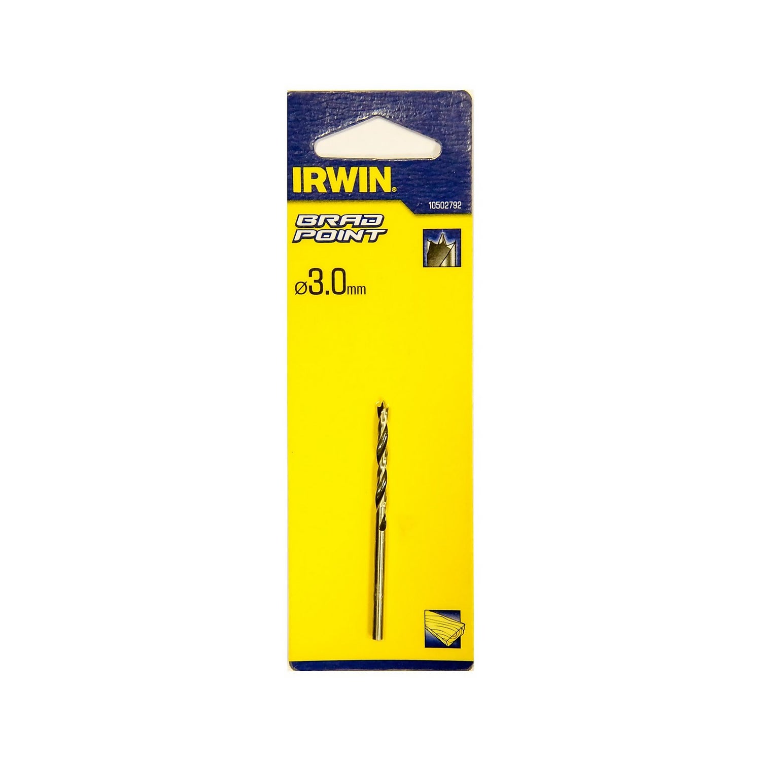 IRWIN Brad Point Drill Bit 3mm (10502792)