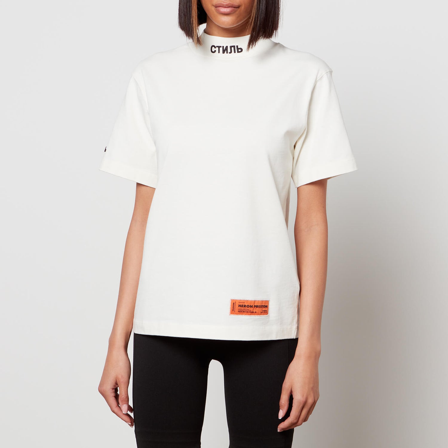 Heron Preston Women's Ctnmb Turtleneck T-Shirt - White - XS