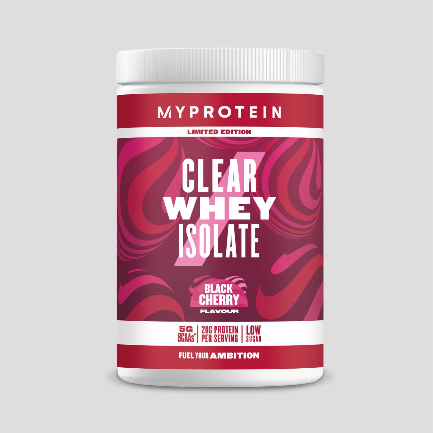 Clear Whey Isolate - Black Cherry flavour - 20servings - Black Cherry