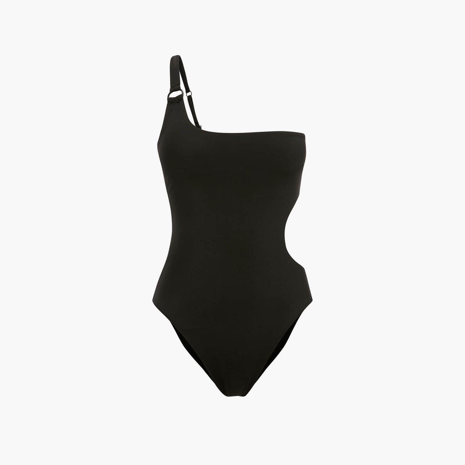 Les Girls Les Boys D-Ring Cut Out Swimsuit Black