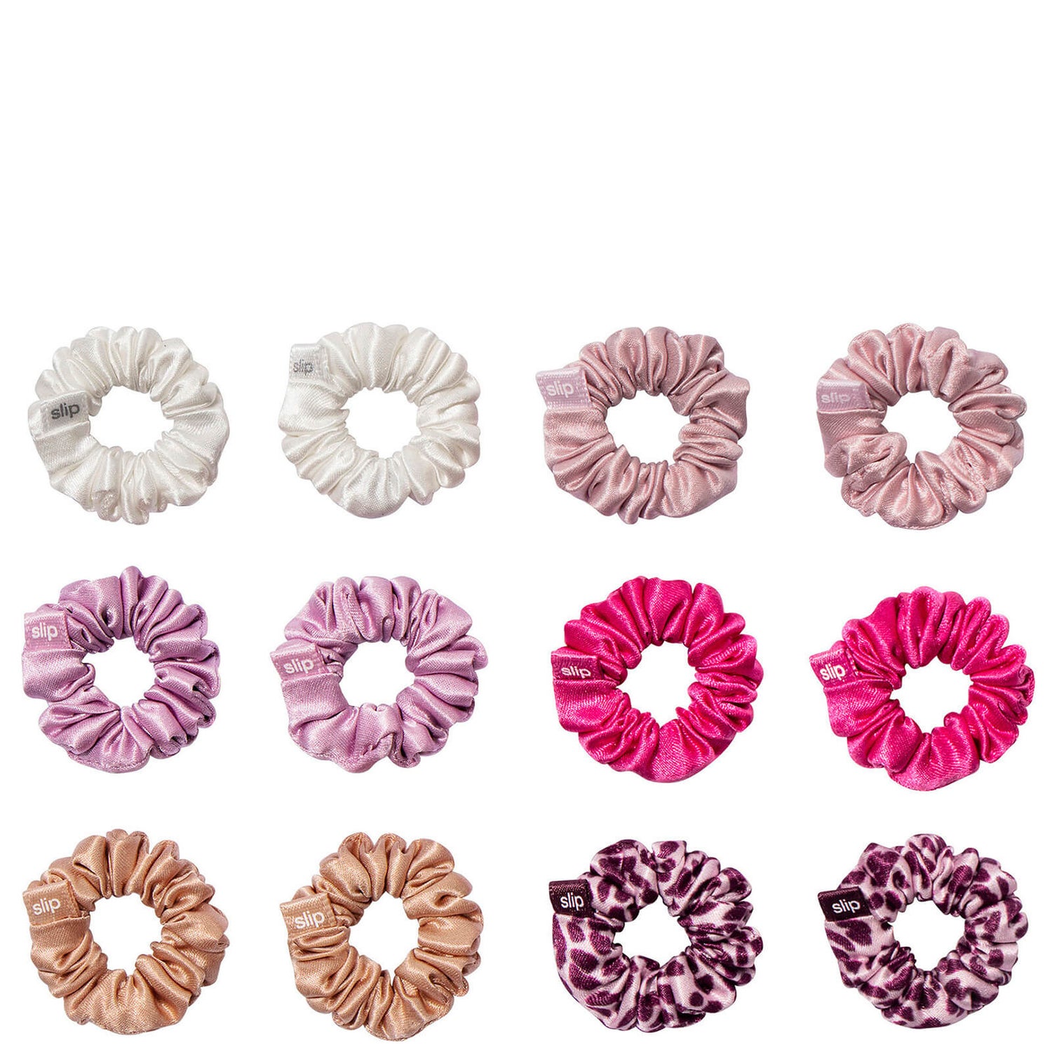 Slip Silk Minnie Scrunchies - French Rose