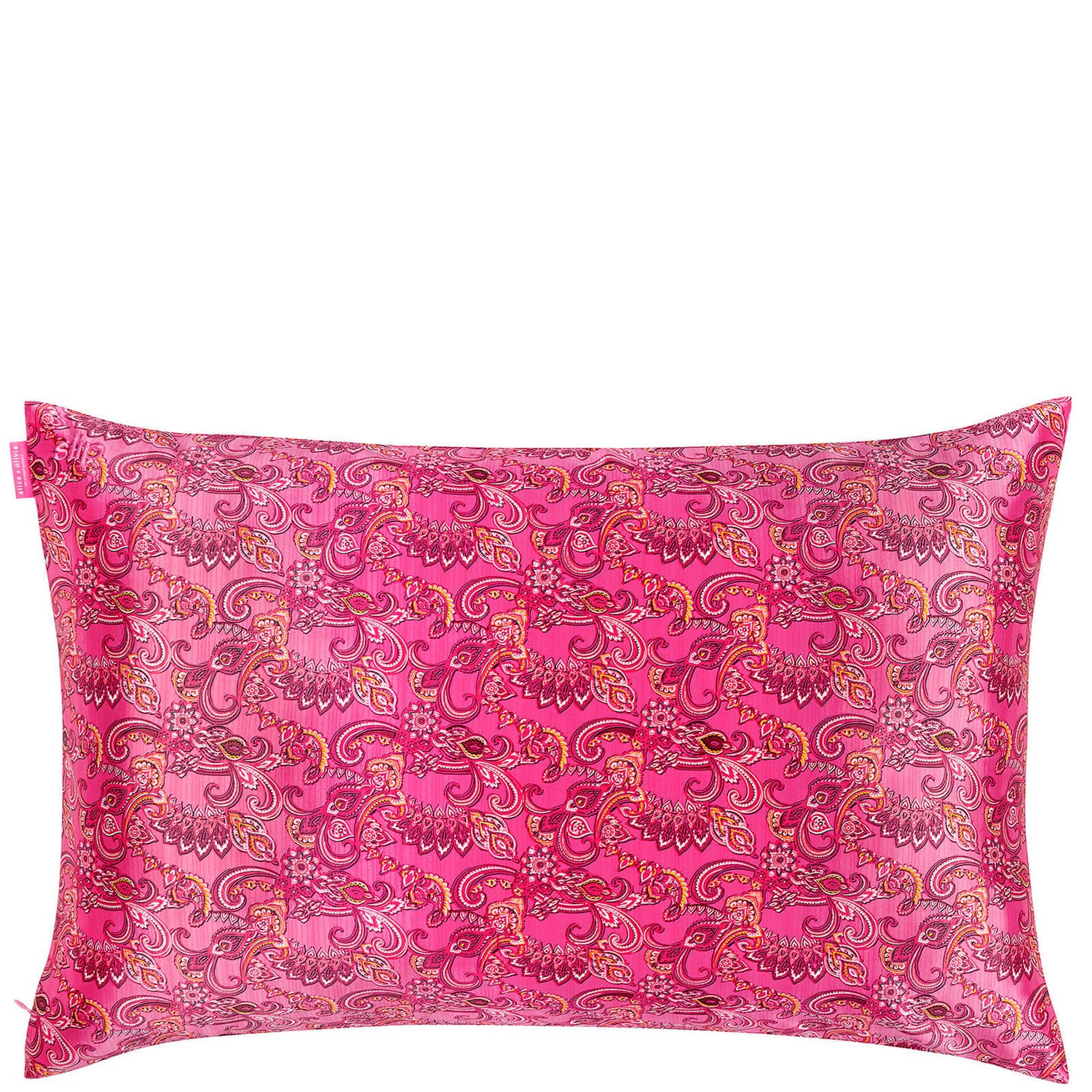 Slip x Alice + Olivia Silk Pillowcase - Queen - Spring Paisley