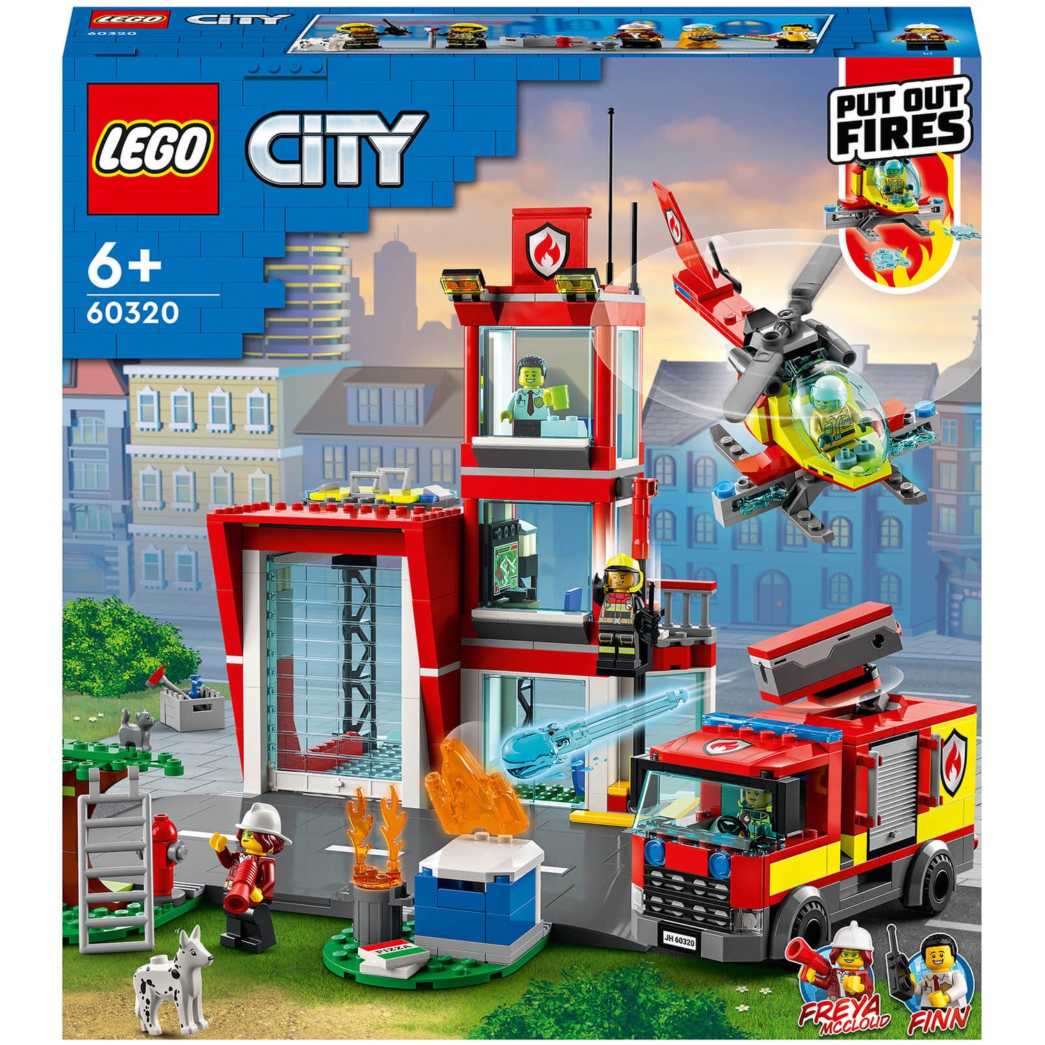 LEGO® CITY Fire Station Building Play Set 60320 NEW NIB 