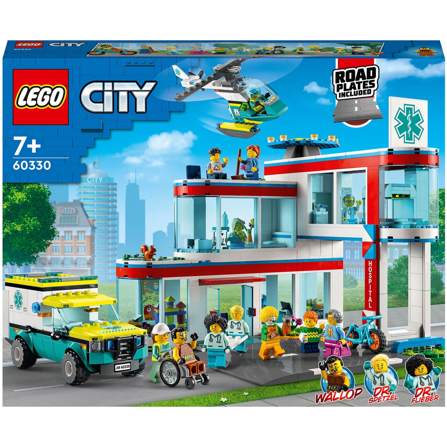 lavendel revolution Pointer LEGO City: Hospital (60330) Toys - Zavvi US
