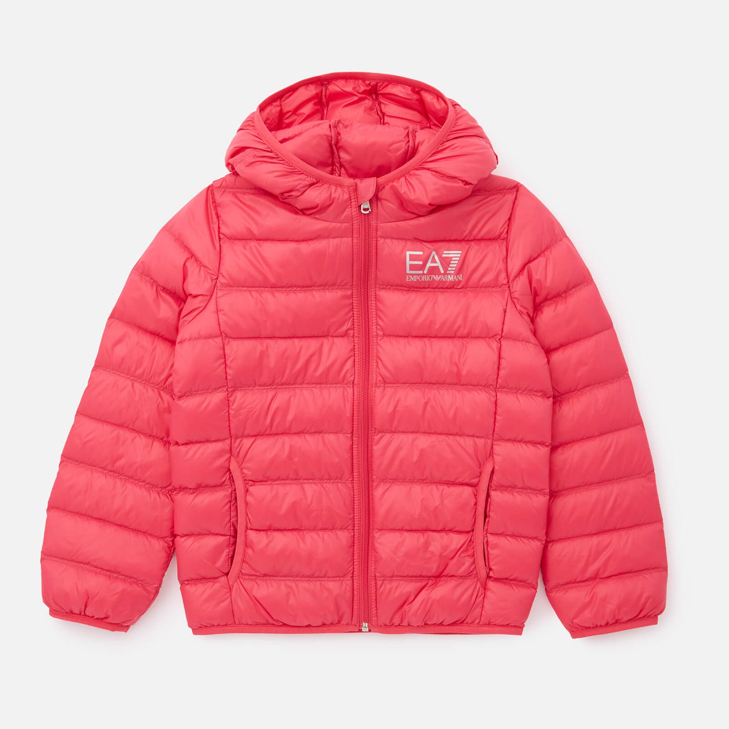 EA7 Girls' Train Core ID Light Down Jacket - Pink