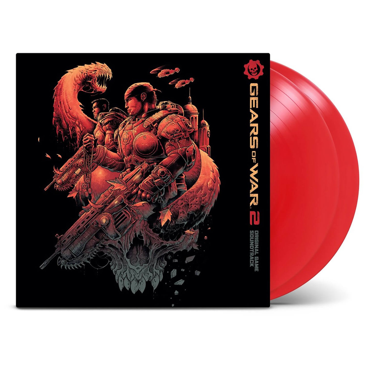 Laced Records - Gears of War 2 (Original Soundtrack) Vinyl 2LP Red