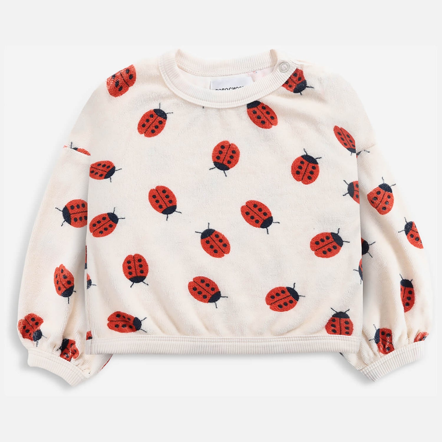 Bobo Choses Baby Ladybug All Over Sweatshirt - 3-6 months