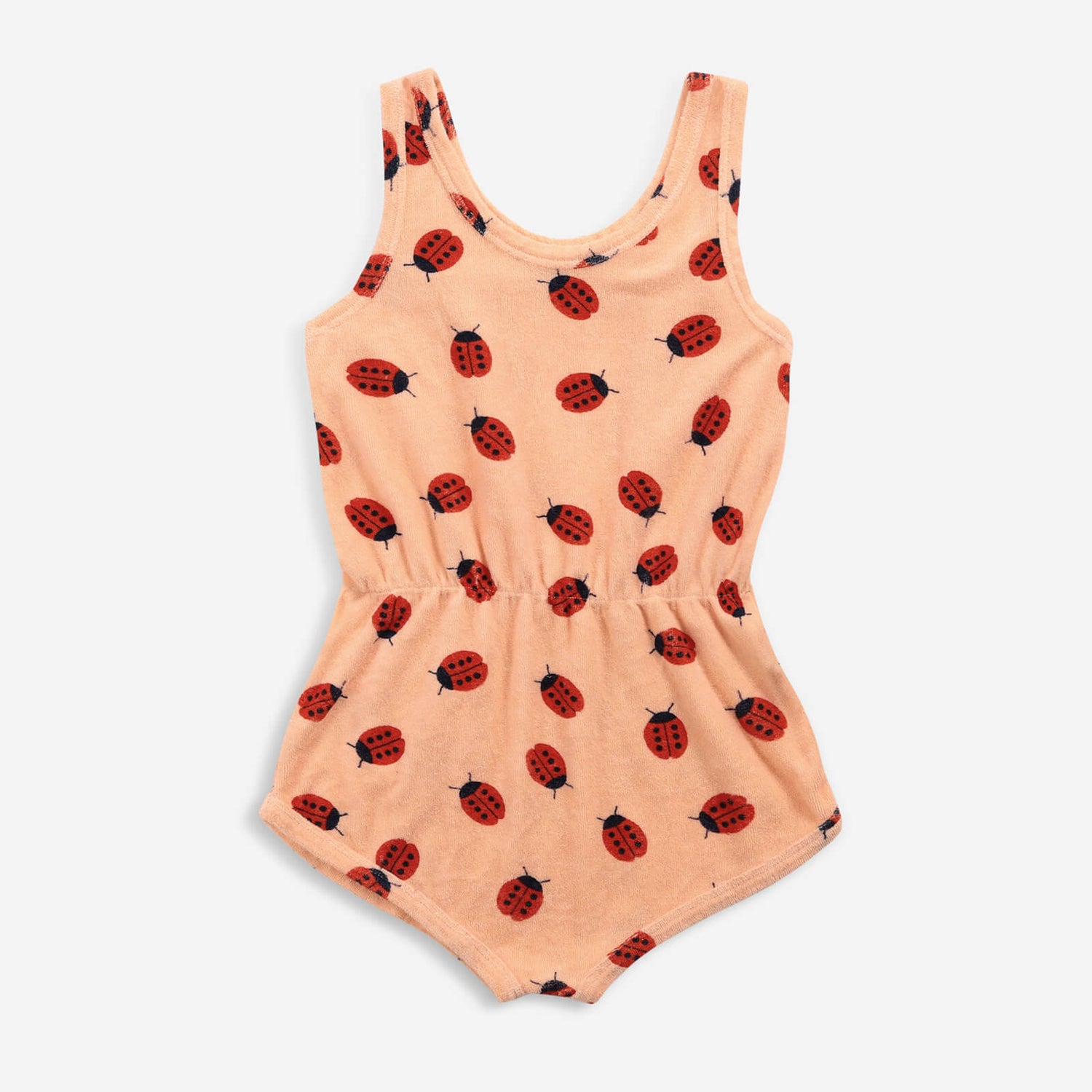 Bobo Choses Ladybug All Over Terry Playsuit - 2-3 years