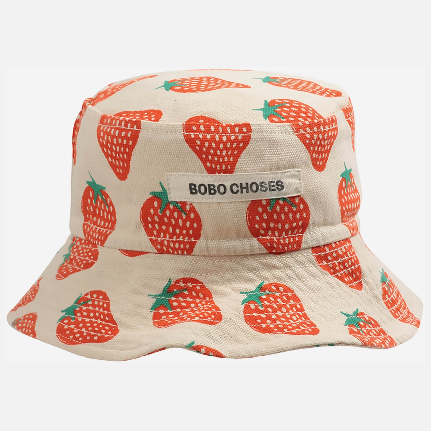Bobo Choses Strawberry All Over Hat - 2-5 Years