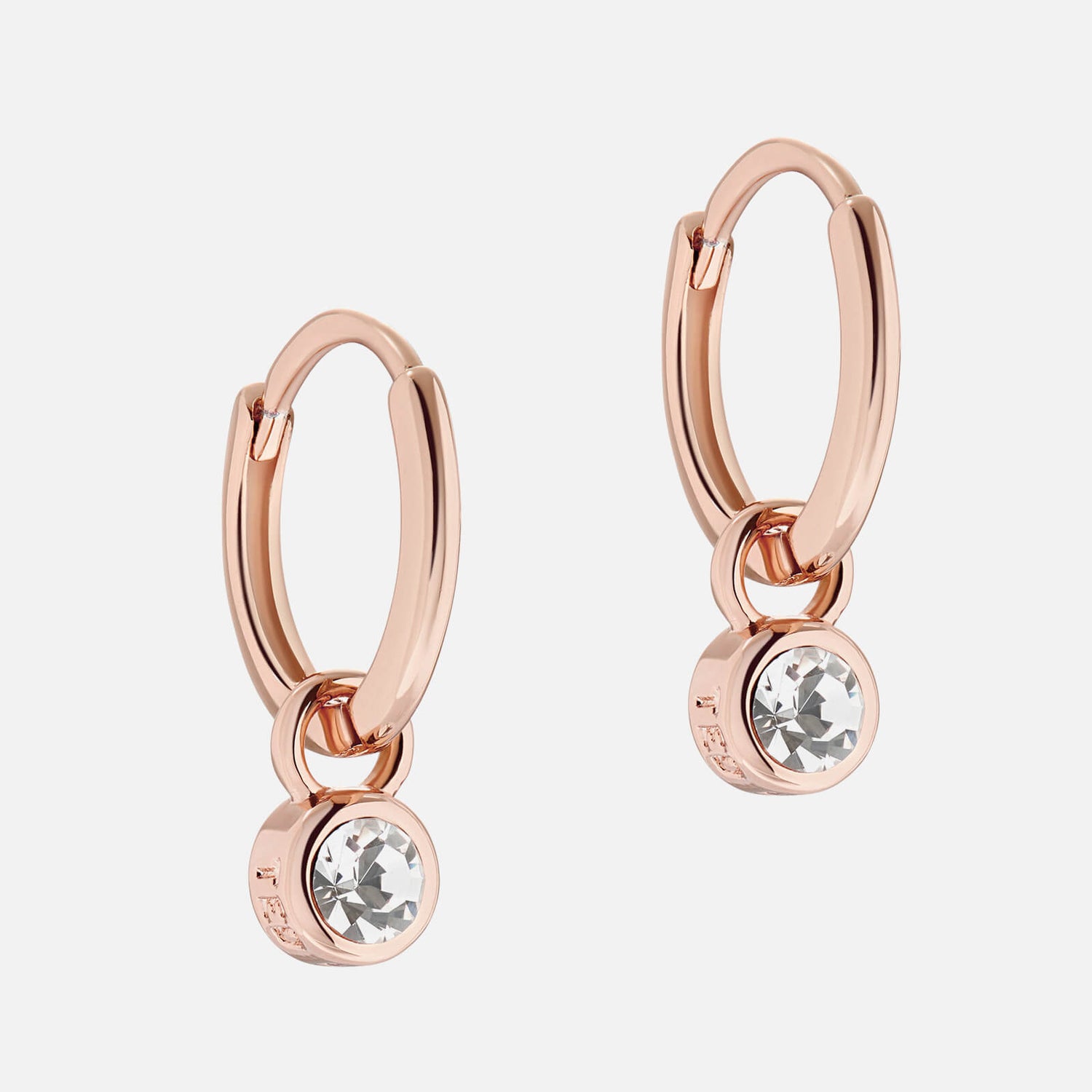 Ted Baker Women's Sinalaa Crystal Huggie - Rose Gold Tone/Clear Crystal
