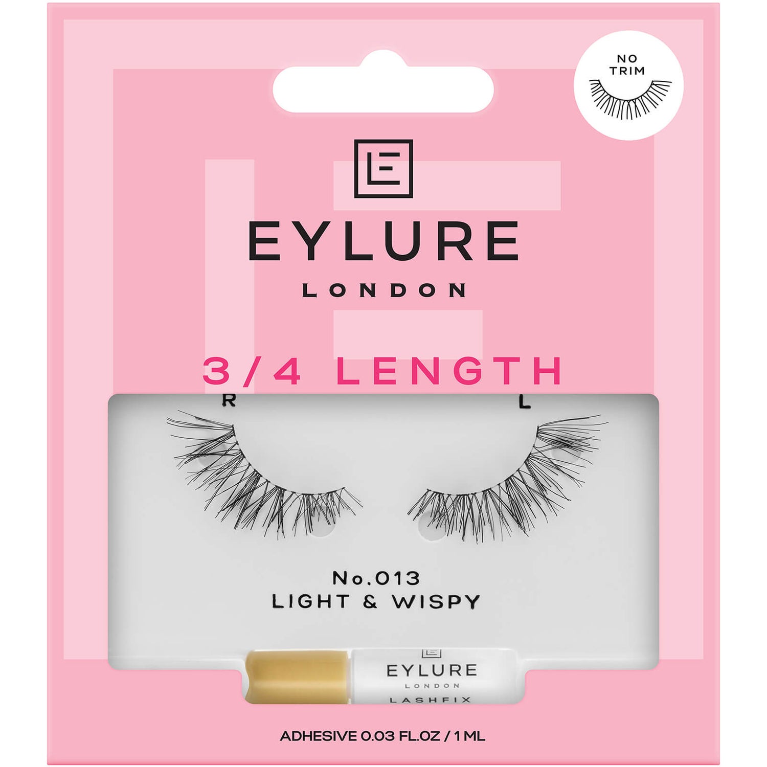 Eylure False Lashes - 3/4 Length No. 013