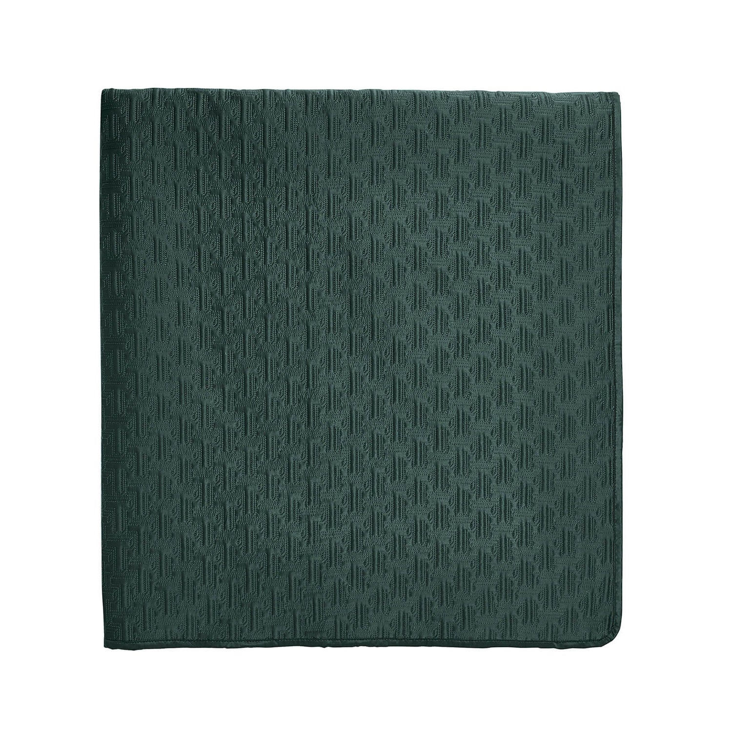 Ted Baker T Quilted Throw - 250x265cm - Forest
