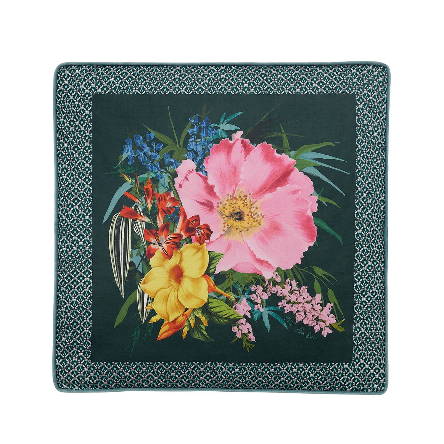 Ted Baker Tropical Elevations Cushion - 45x45cm - Green