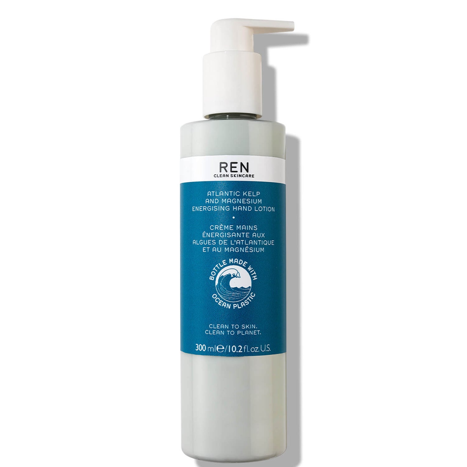 REN Clean Skincare Atlantic Kelp And Magnesium Energising Hand Lotion 300ml