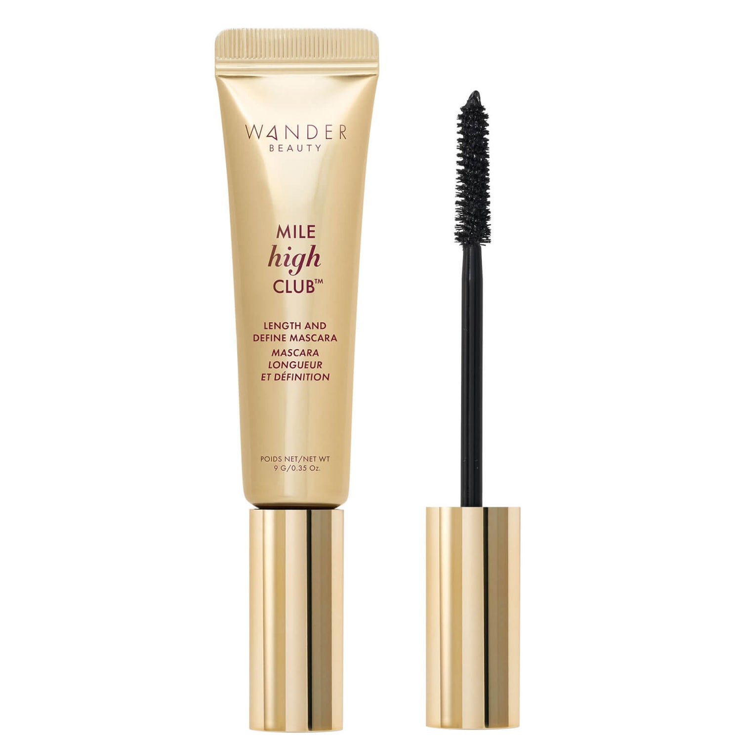 Wander Beauty Mile High Club Length and Define Mascara - Jet Black 9g