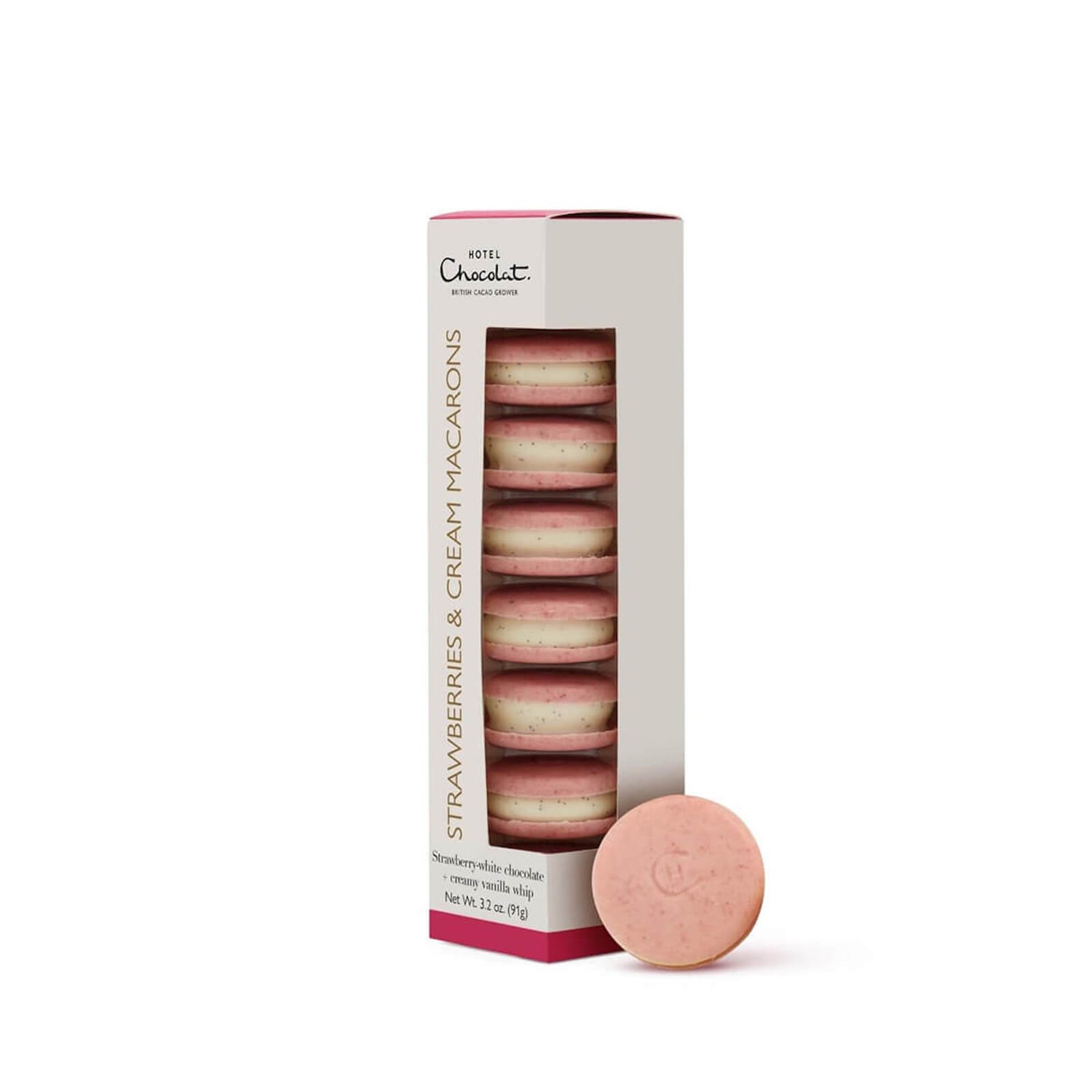 Limited Edition Strawberry & Cream Macarons