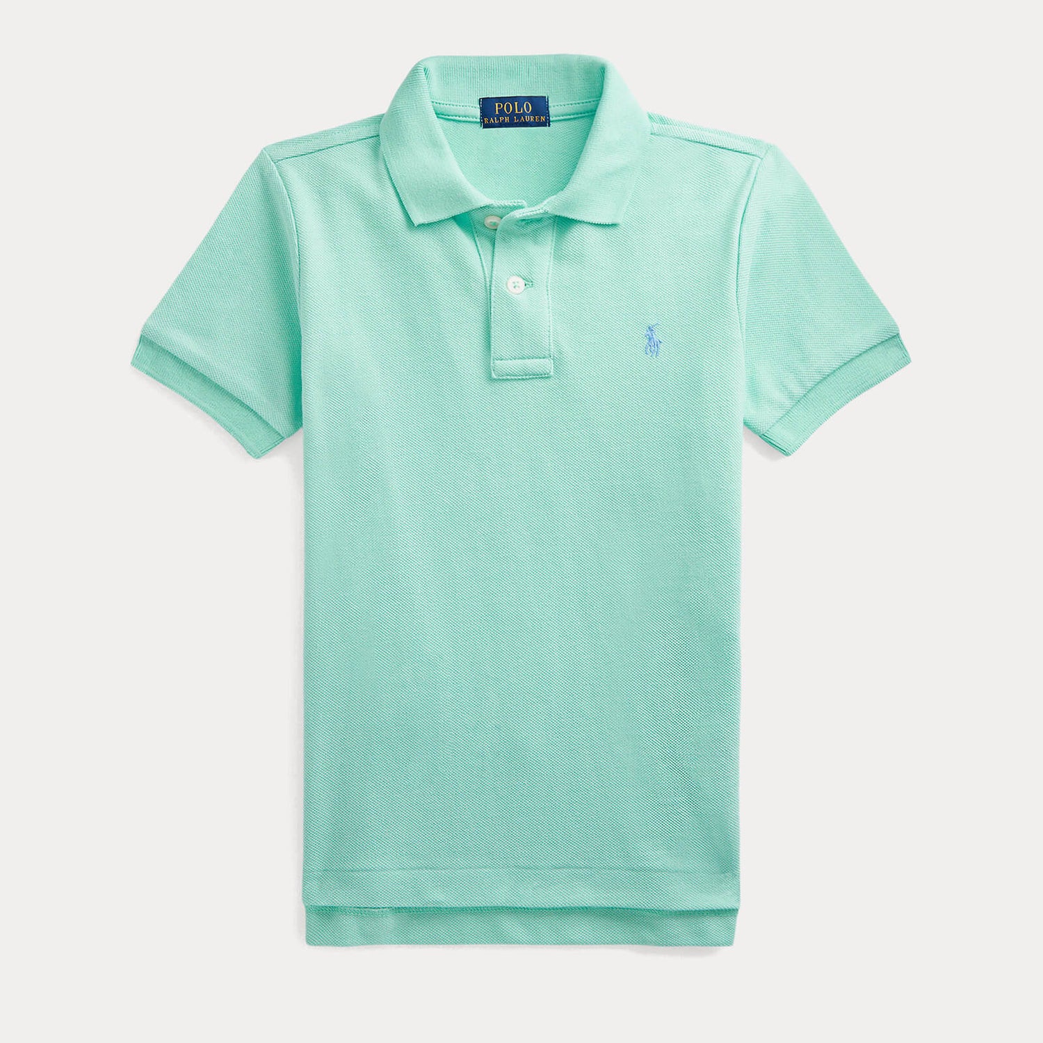 Ralph Lauren Boys Short Sleeve Polo Shirt - Aqua Verde - 4 Years