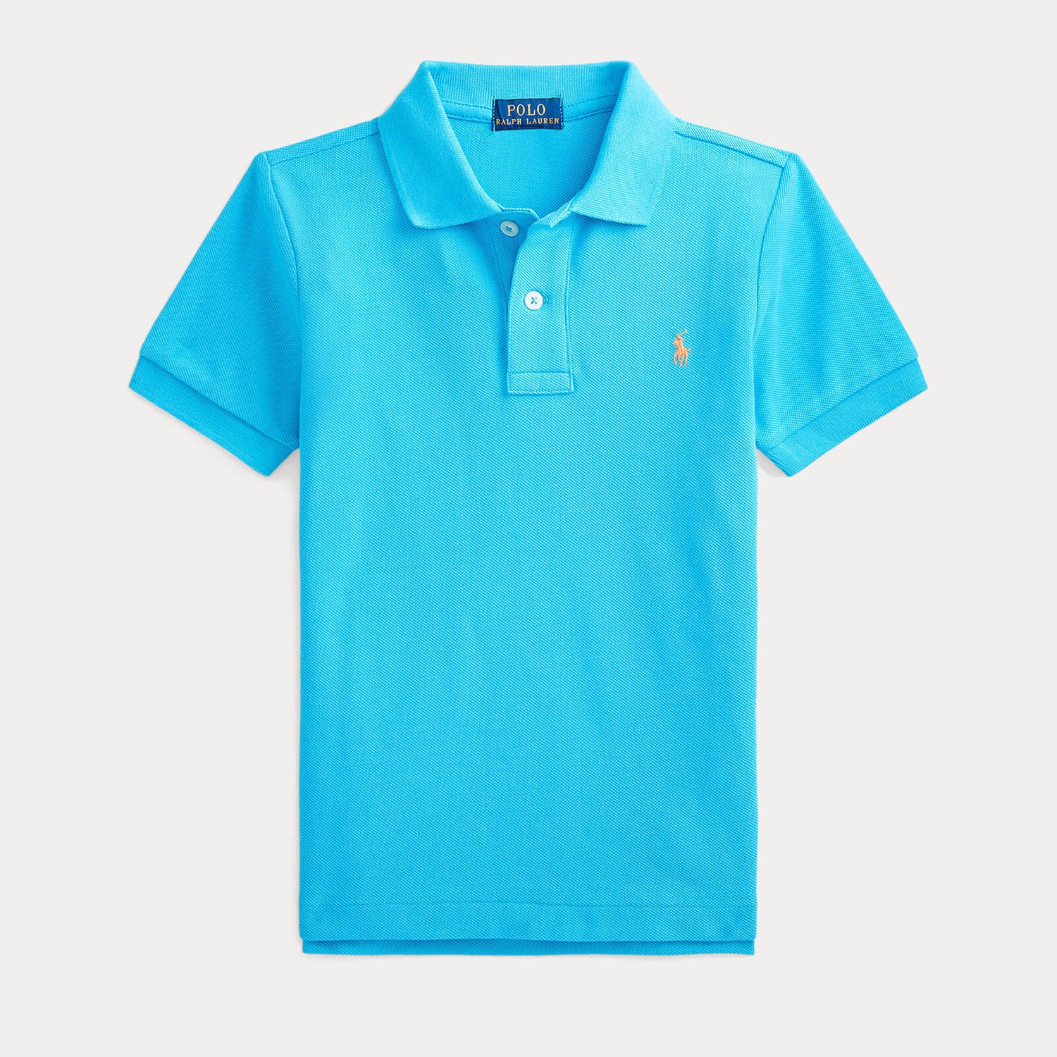 Ralph Lauren Boys' Short Sleeve Polo Shirt - Cove Blue