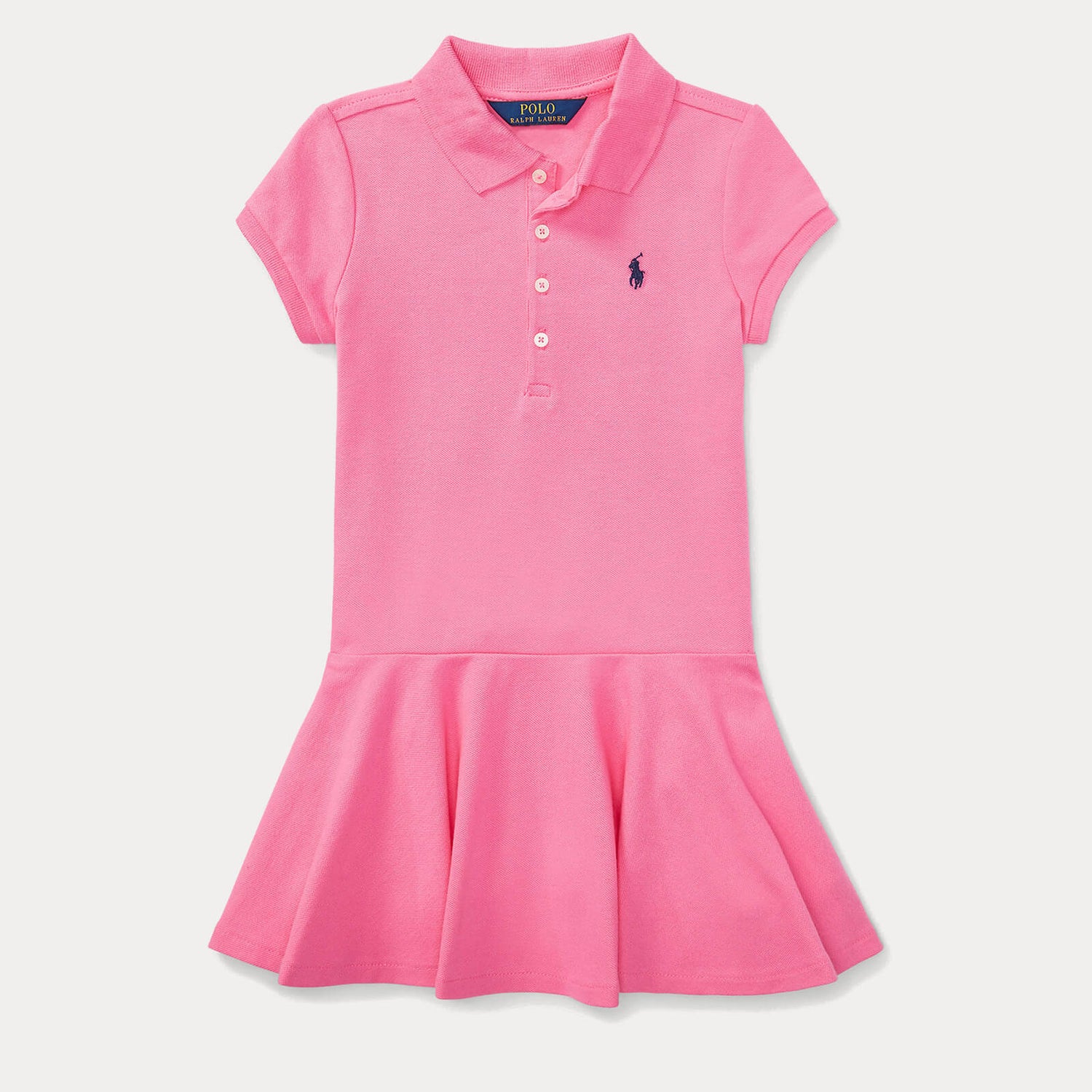 Ralph Lauren Girls' Polo Dress - Baja Pink