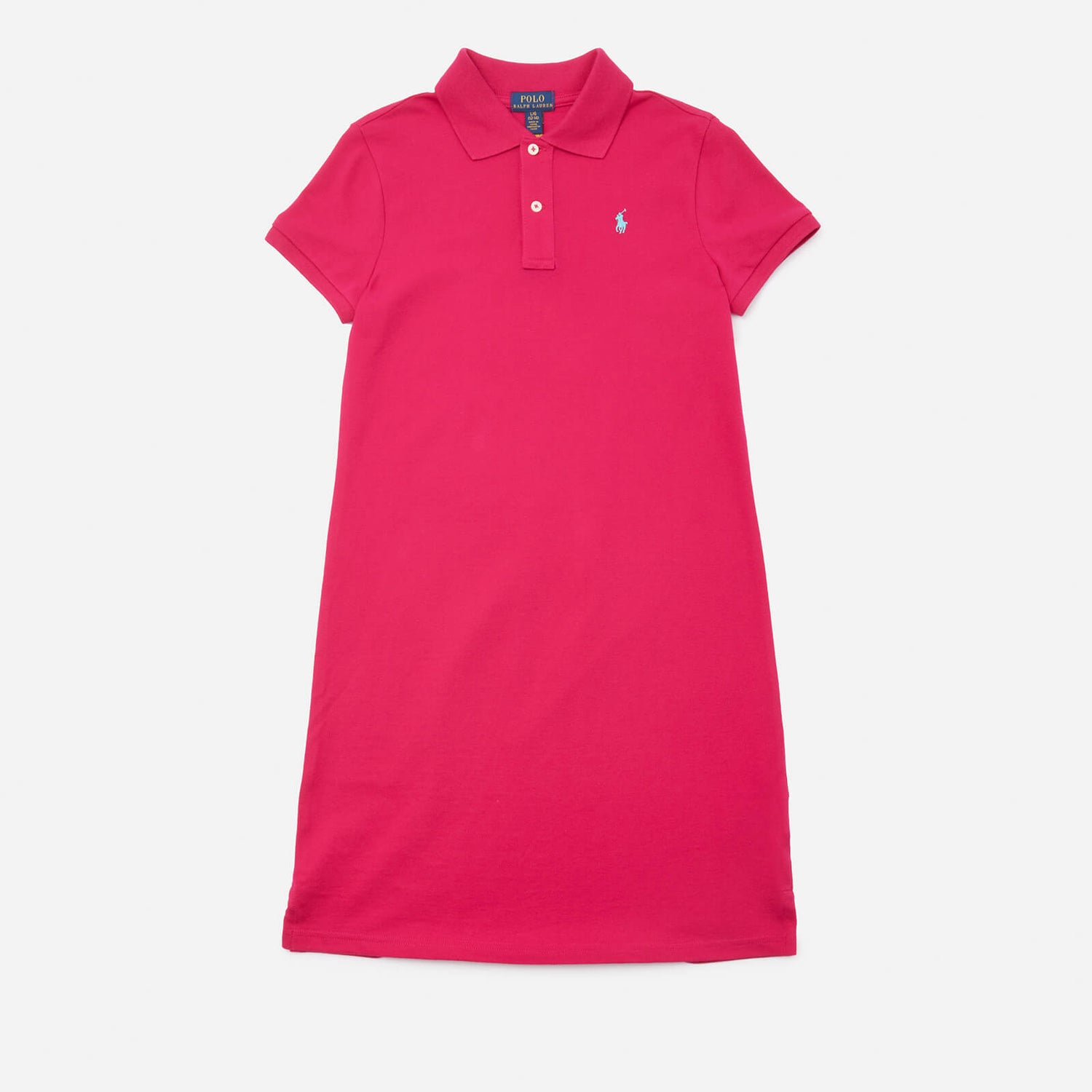 Ralph Lauren Girls Polo Dress - Aruba Pink - 12-14 Years
