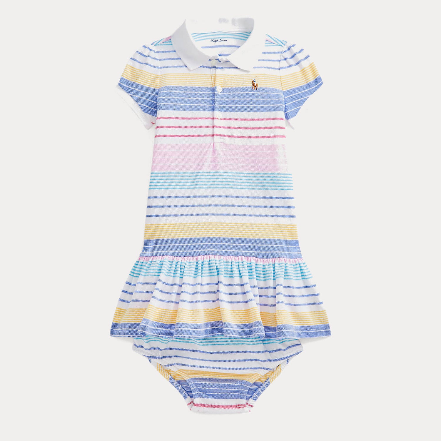 Ralph Lauren Baby Striped Dress - Run On Multi - 6-9 months