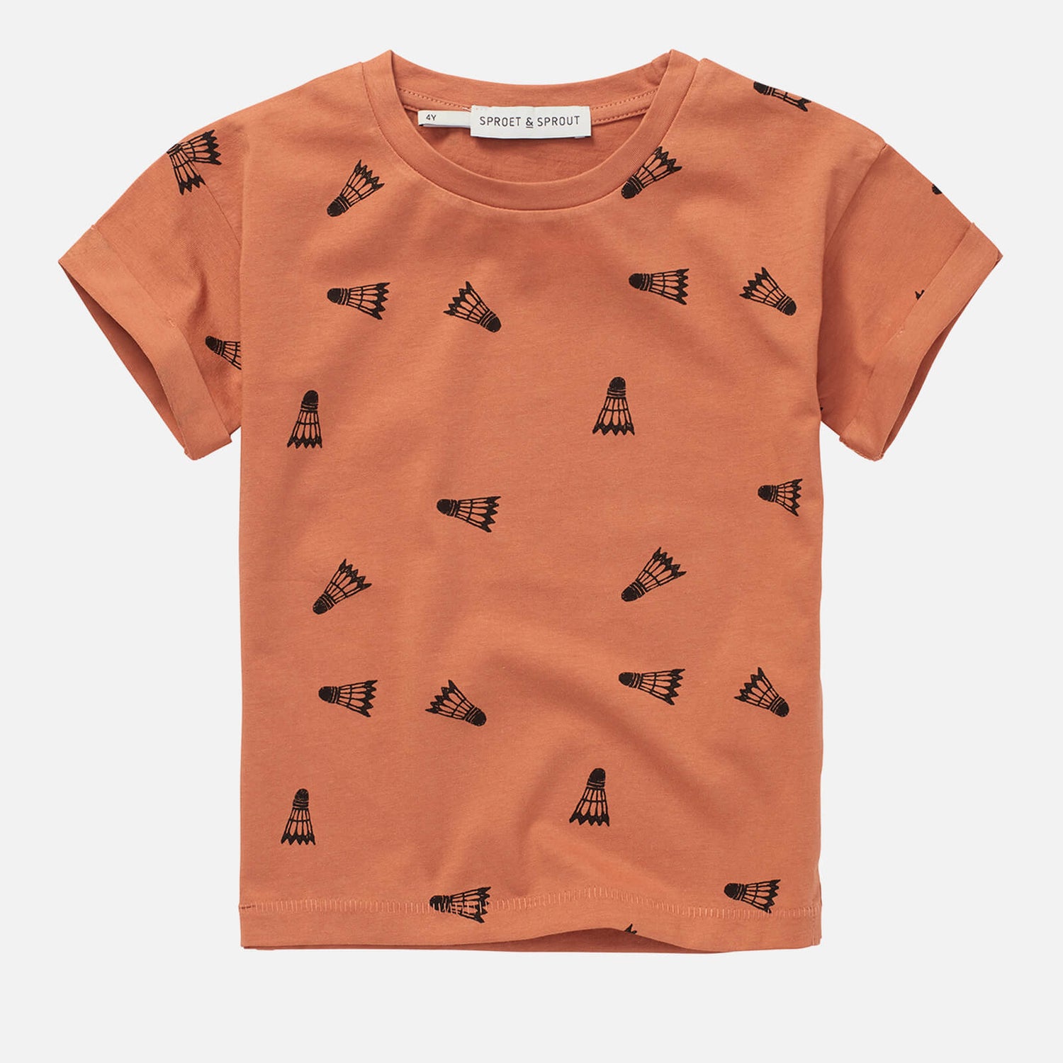 Sproet + Sprout Kids' Shuttle Print T-Shirt - Cafe - 2 Years