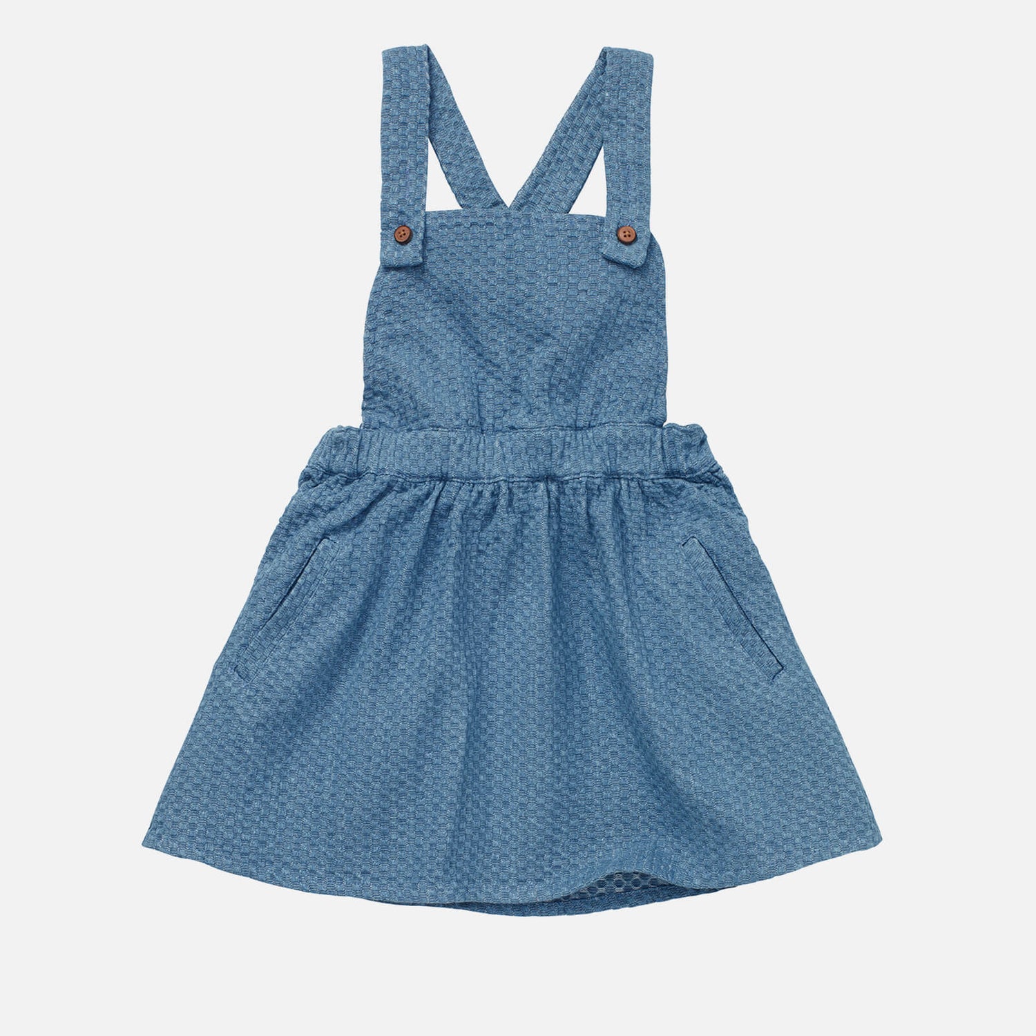 Sproet + Sprout Kids' Denim Salopette Dress - Denim Blue - 18 Months