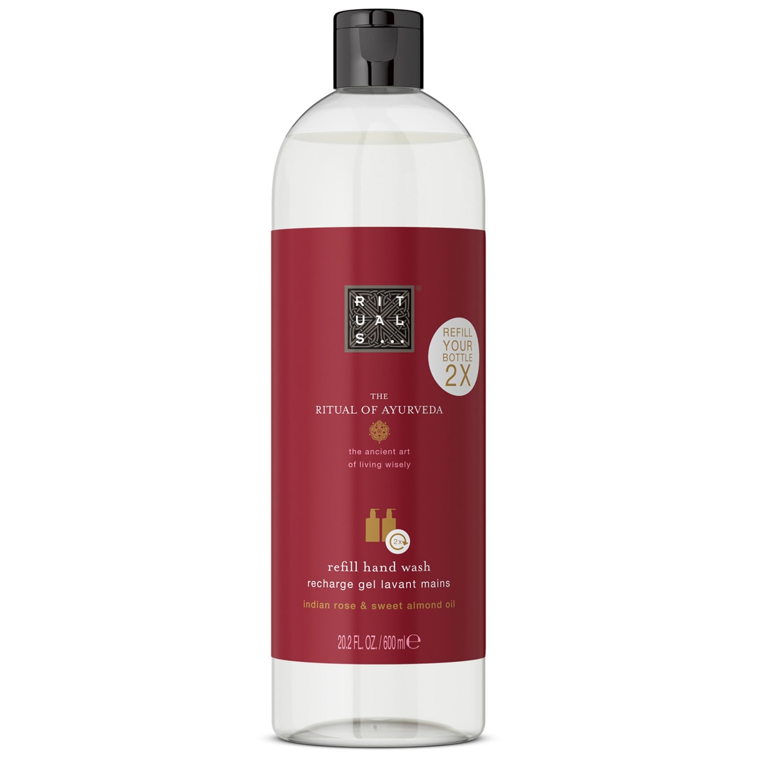 Rituals The Ritual of Ayurveda Sweet Almond & Indian Rose Hand Wash Refill 600ml