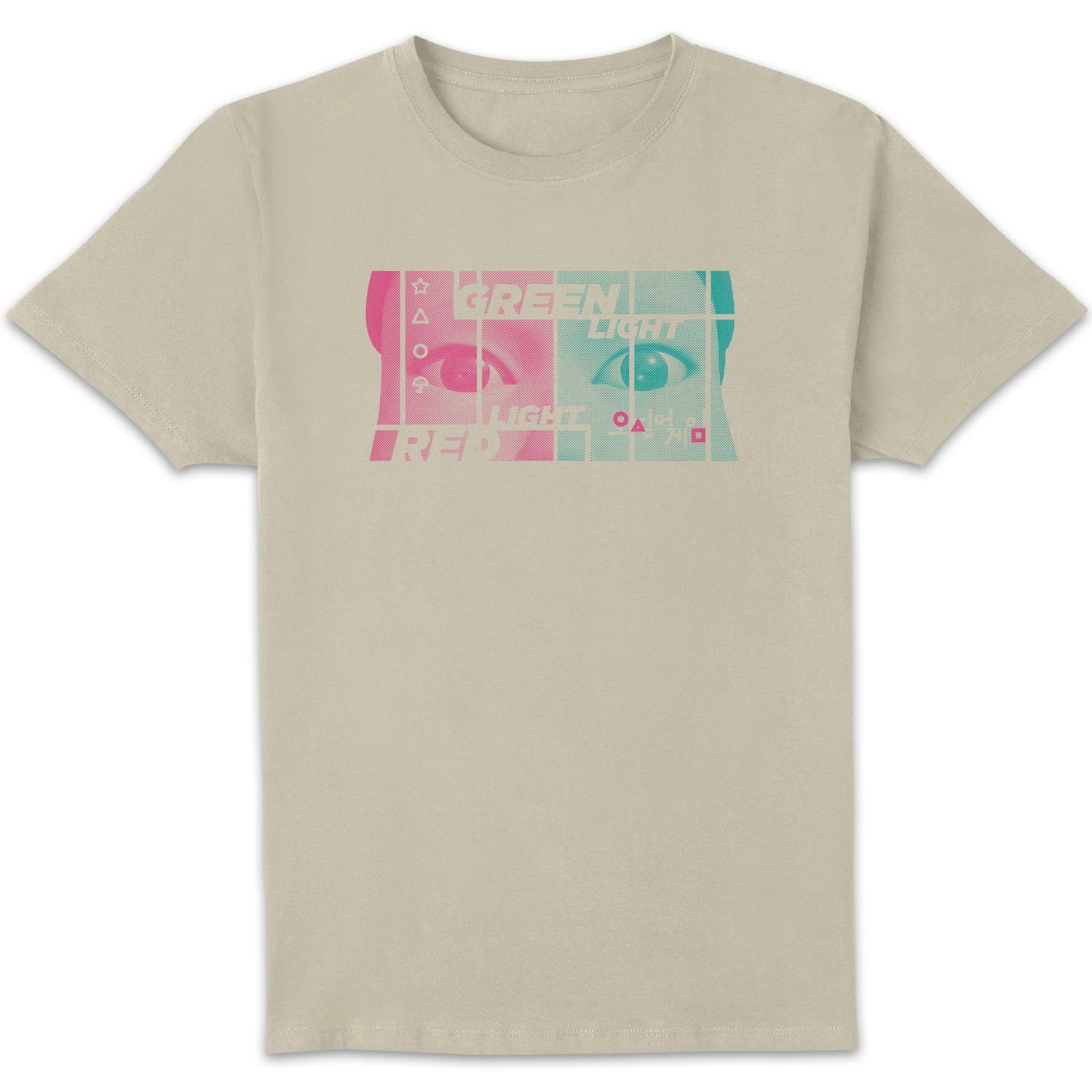 Squid Game Red Light Green Light Men's T-Shirt - Cream
