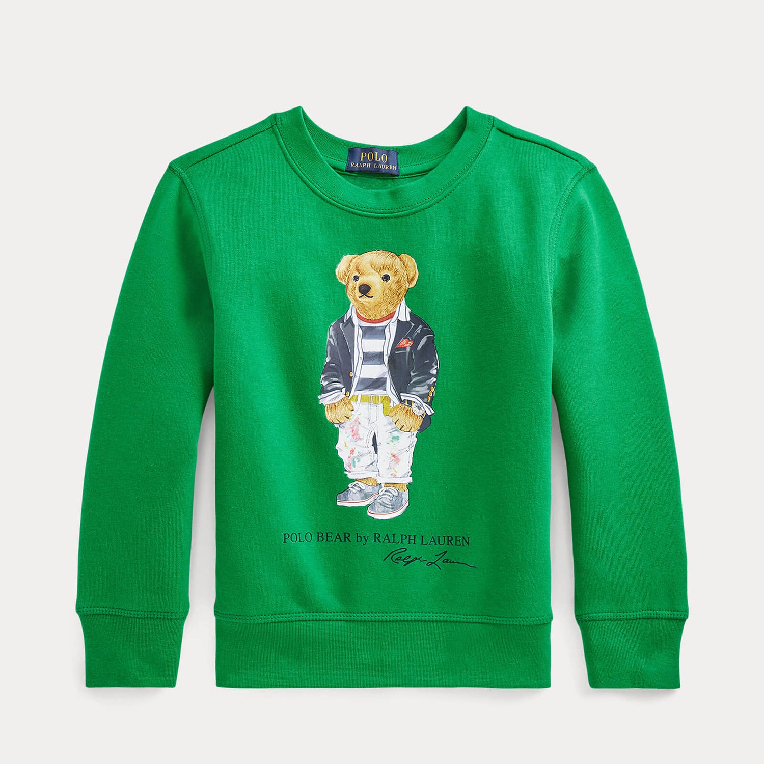Polo Ralph Lauren Boys' Bear Sweatshirt - Cruise Green - 4 Years