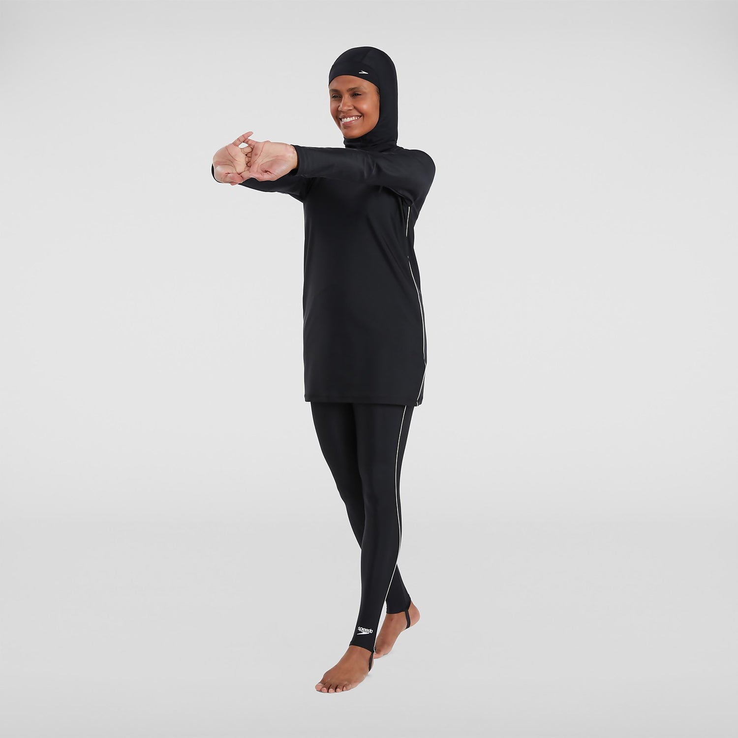 welvaart Bladeren verzamelen Schaduw Women's Hijab Black | Speedo