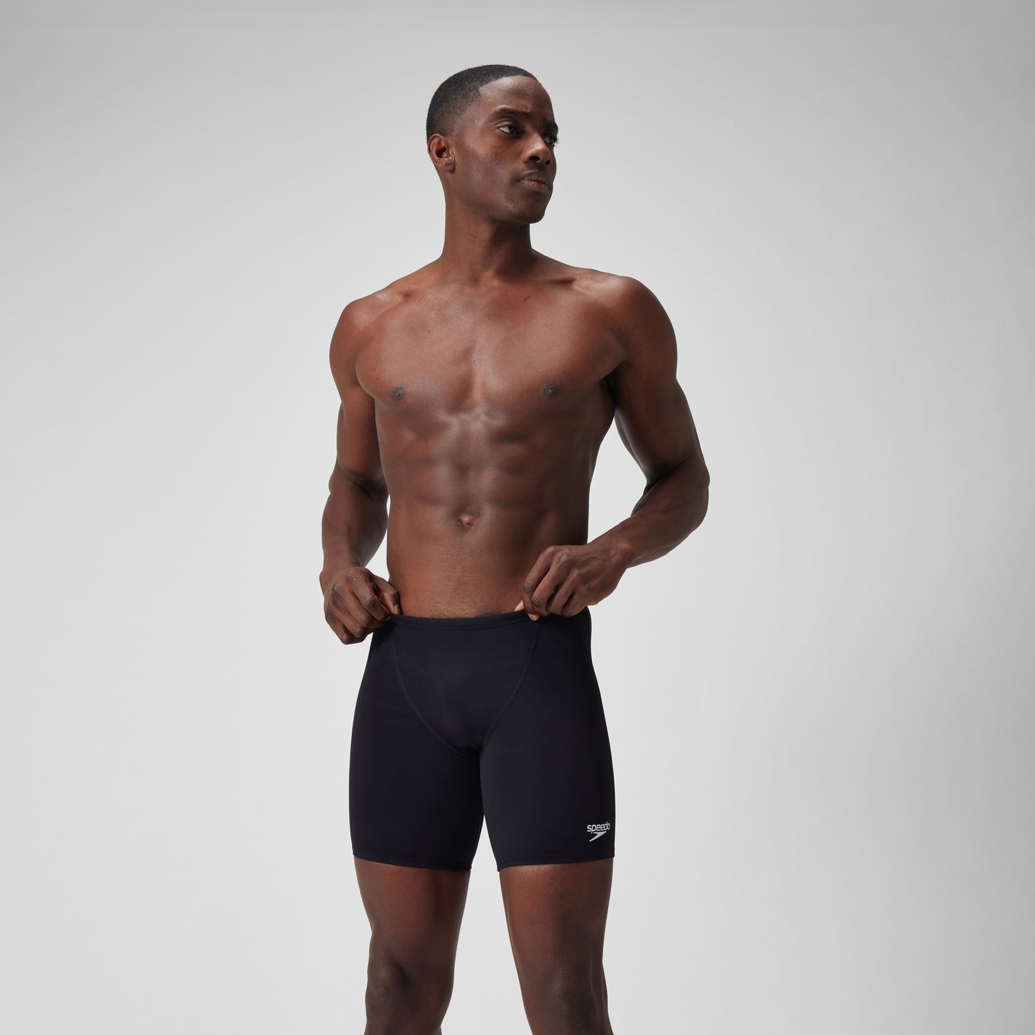 Men s Endurance Mid Jammer Black Speedo