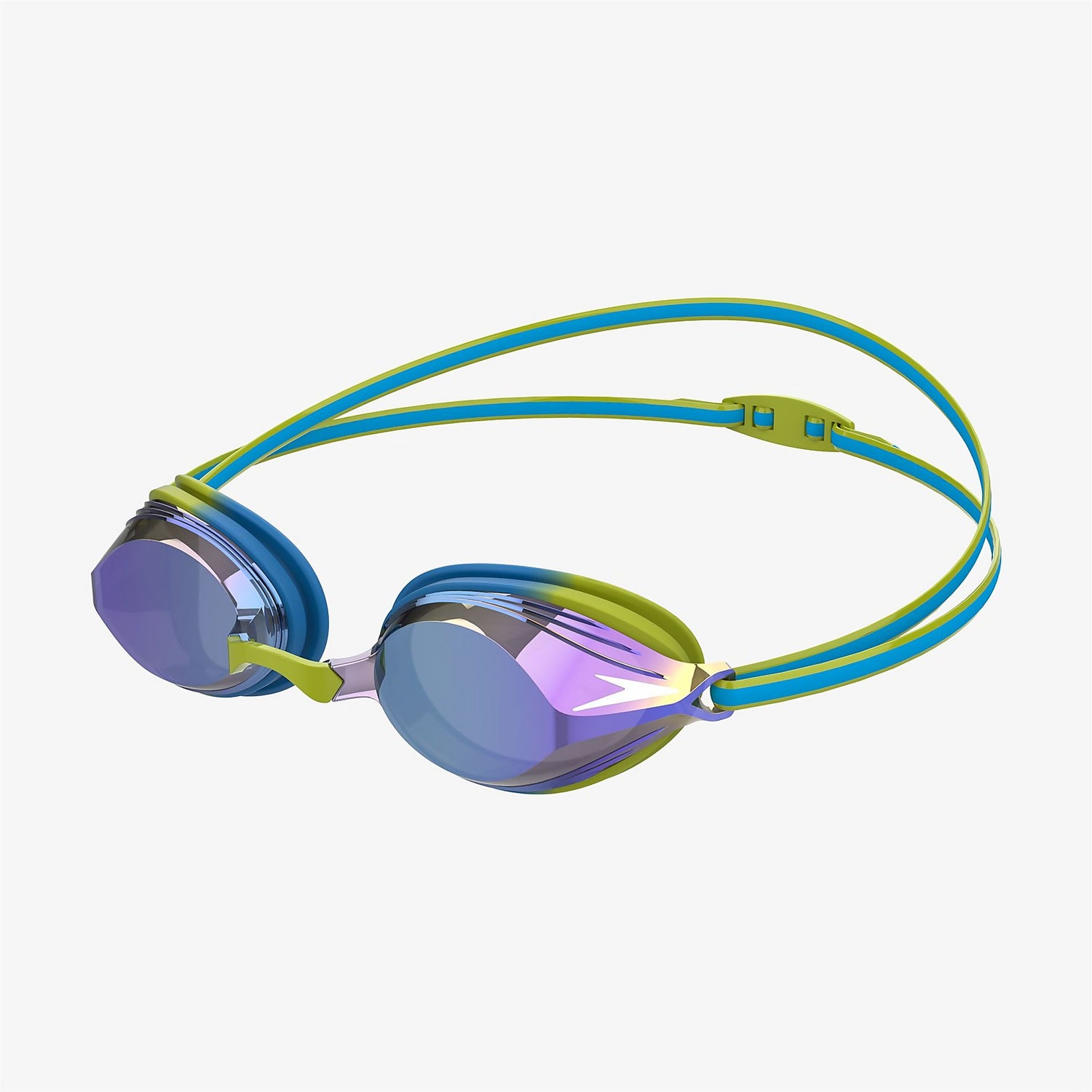 Speedo Junior Vengeance Mirror Swimming Goggles-grün/blau