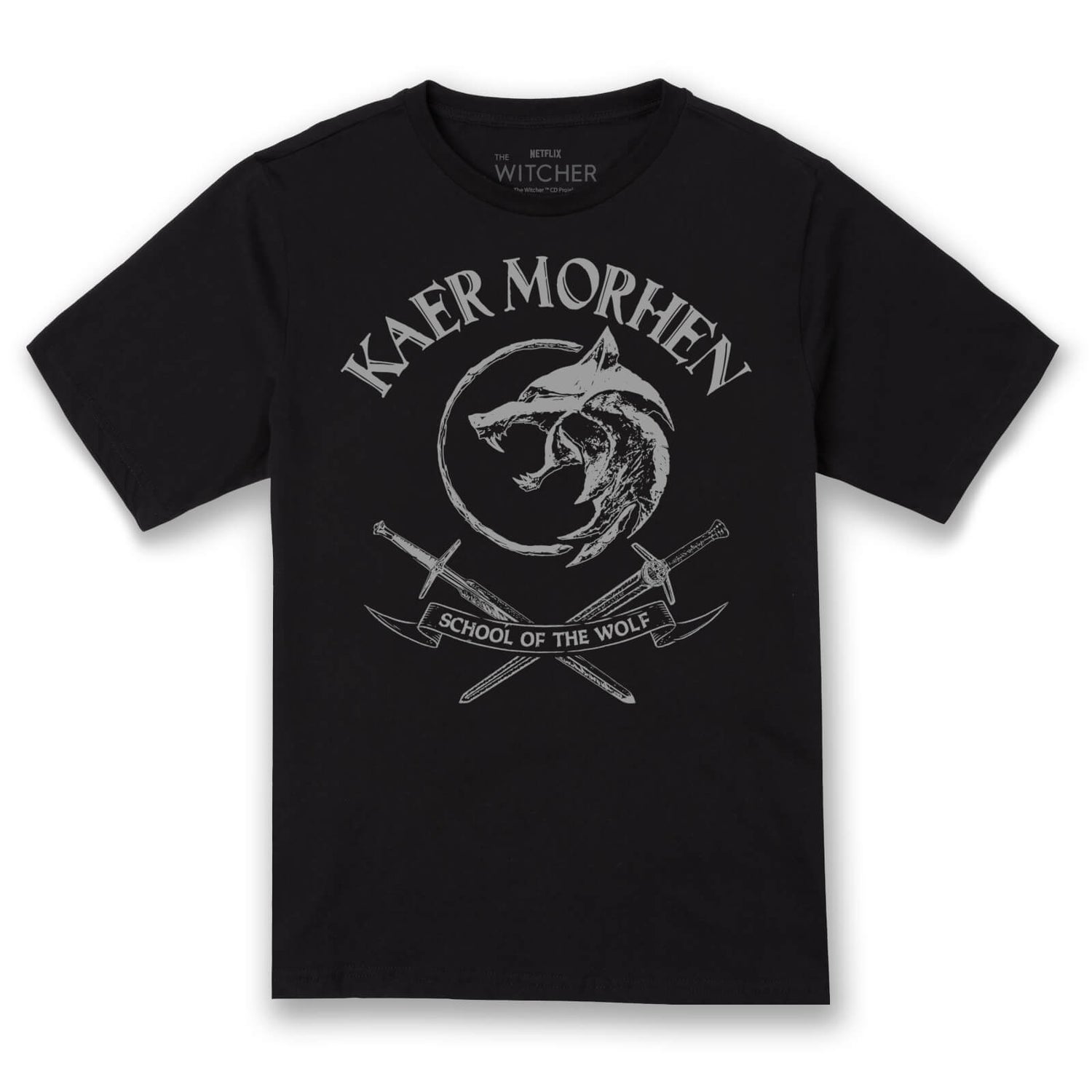 The Witcher Kaer Morhen Unisex T-Shirt - Black - L - Zwart