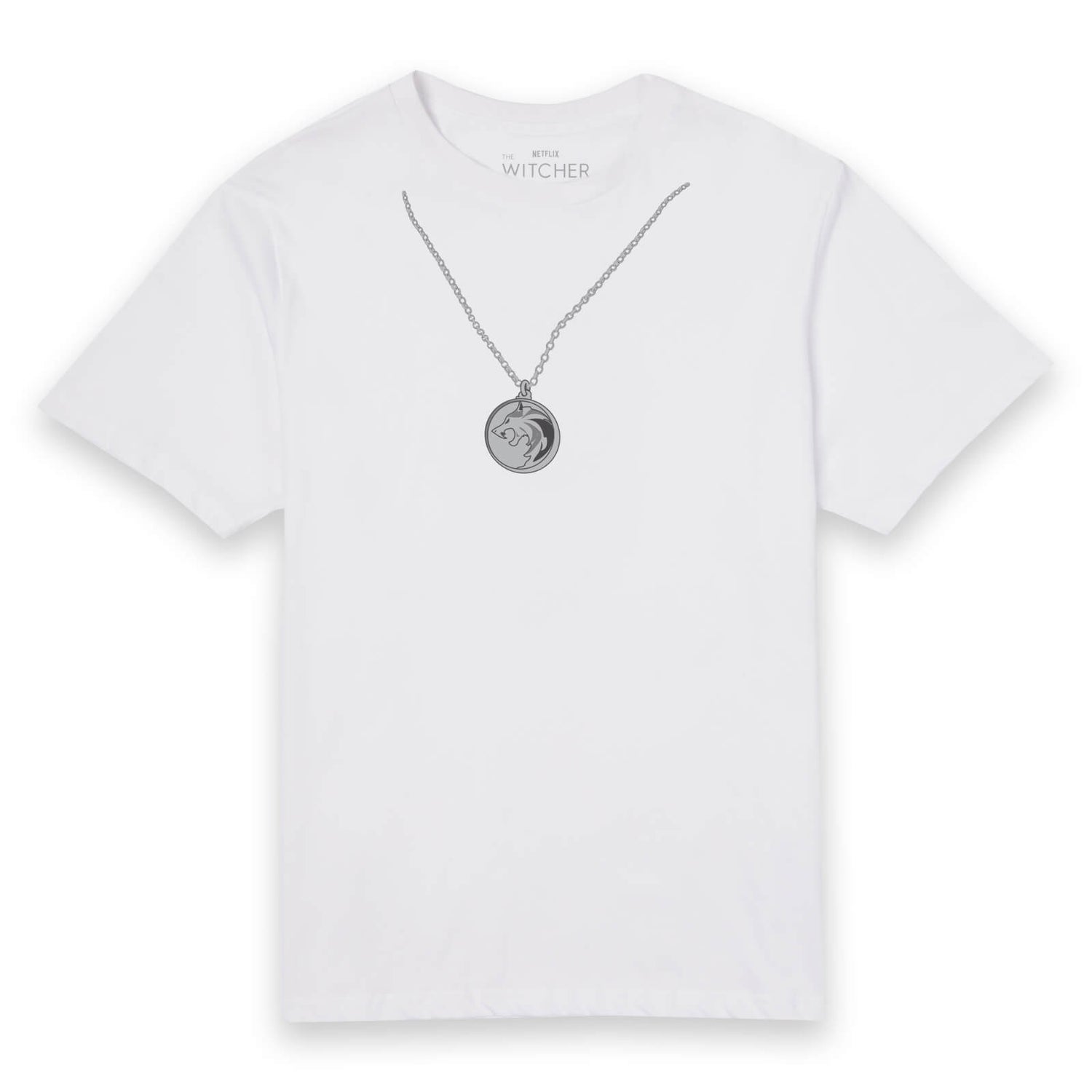 Camiseta unisex The Witcher Necklace - Blanco