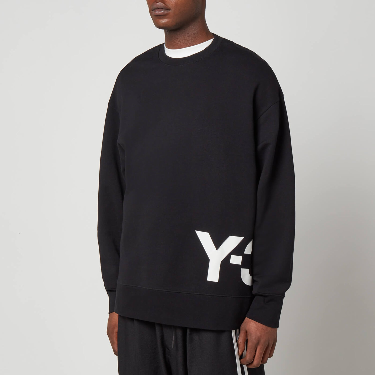 Y-3 Men's Large Logo Sweatshirt - Black - S
