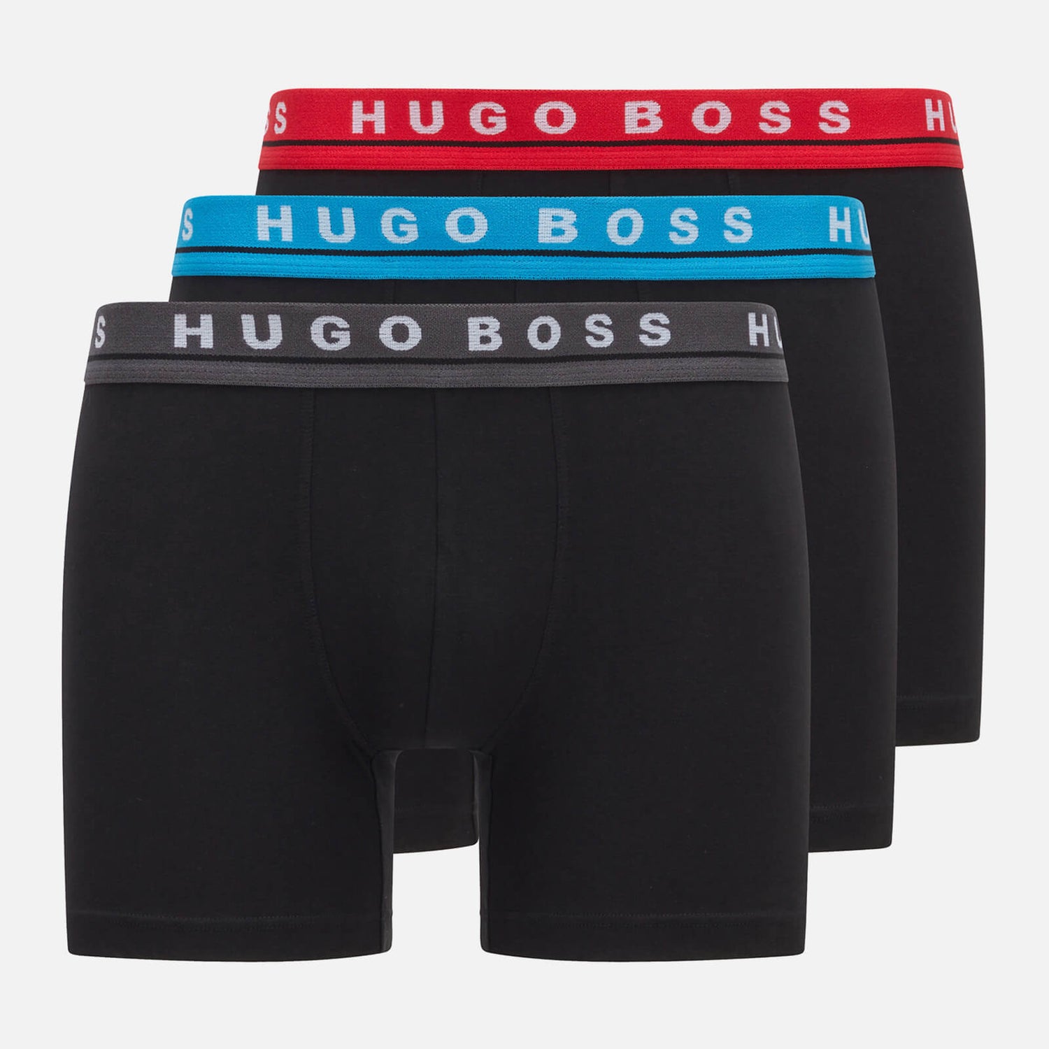 BOSS Bodywear Men's 3-Pack Boxer Briefs - Black/Multi