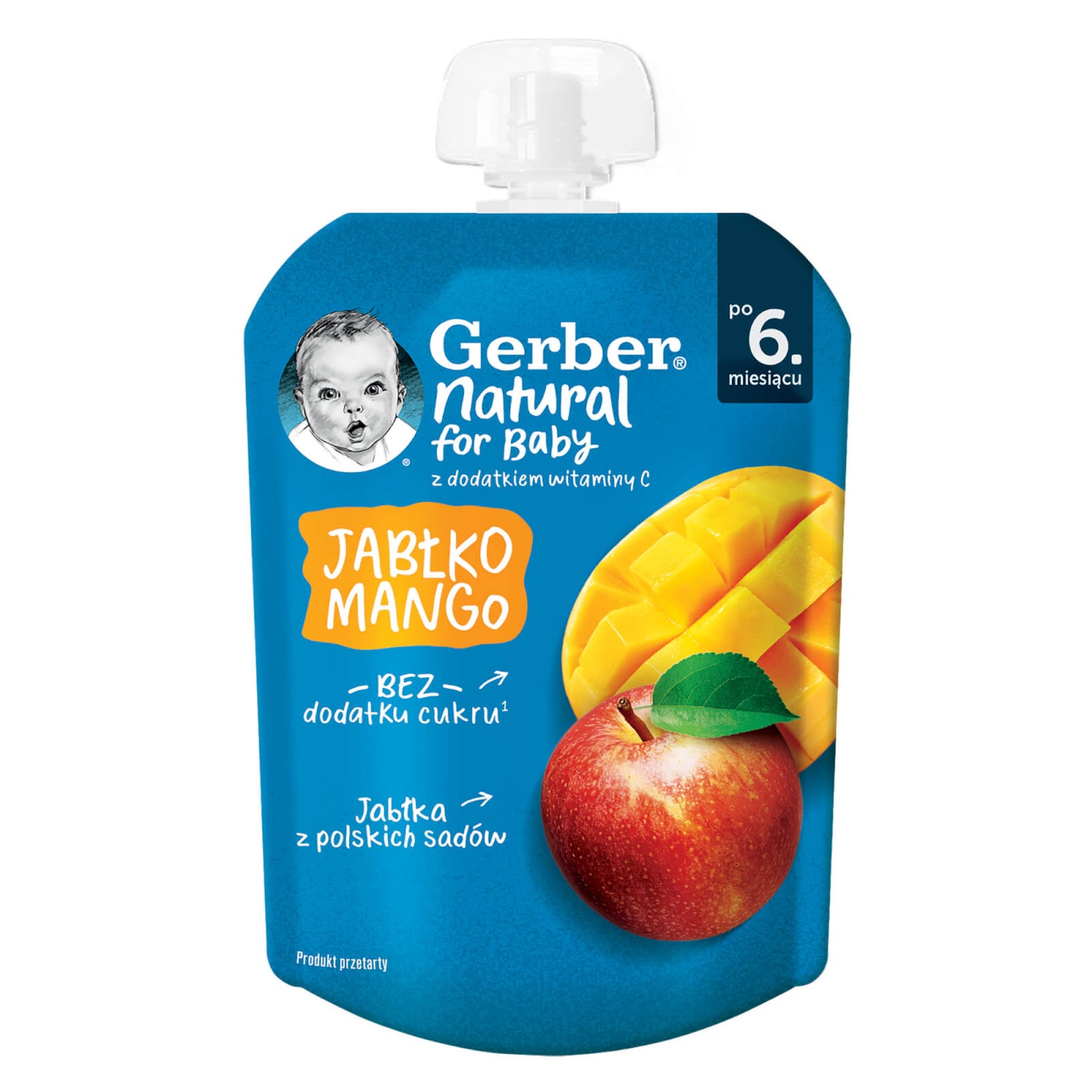 Gerber Deserek Jabłko Mango - 80g