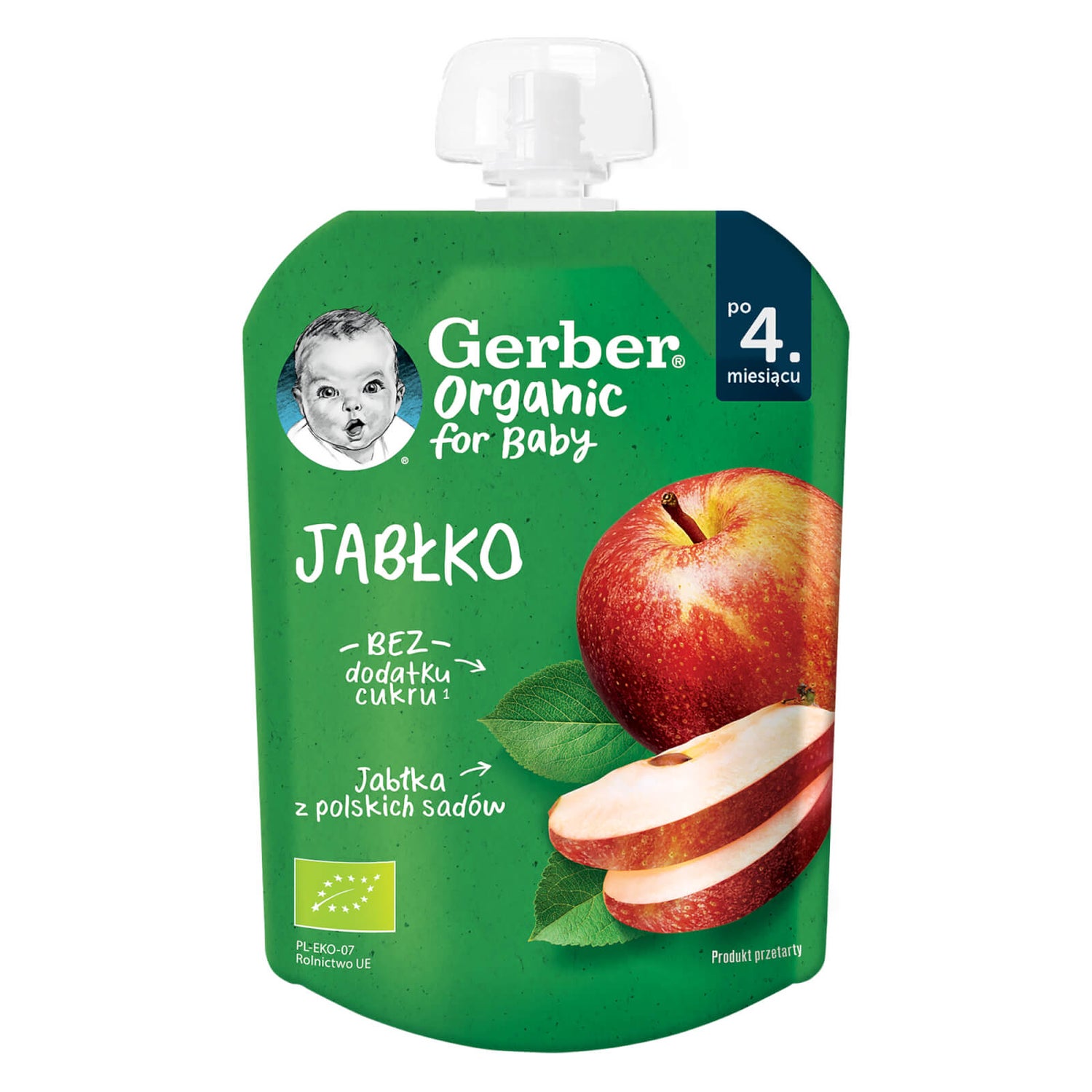 Gerber Organic Deserek Jabłko - 80g