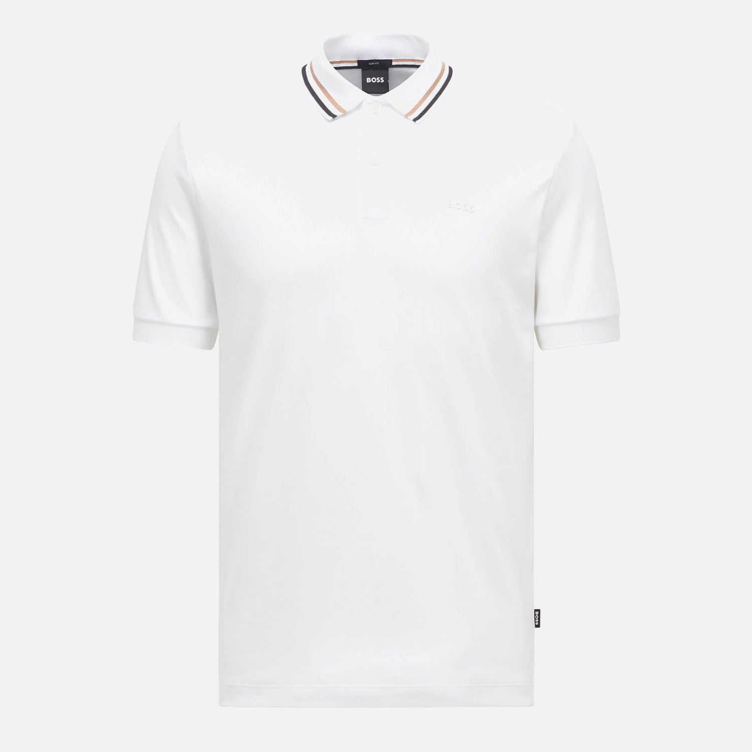 BOSS Smart Casual Men's Penrose 38 Polo Shirt - White - S